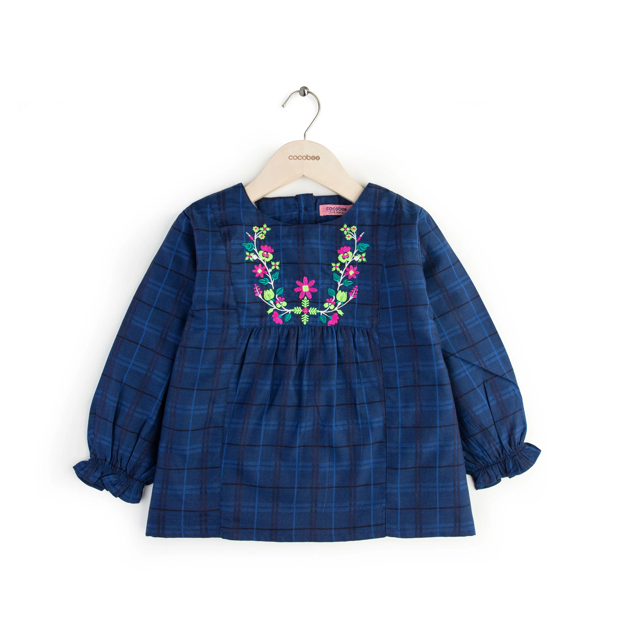 Blue Checkered top