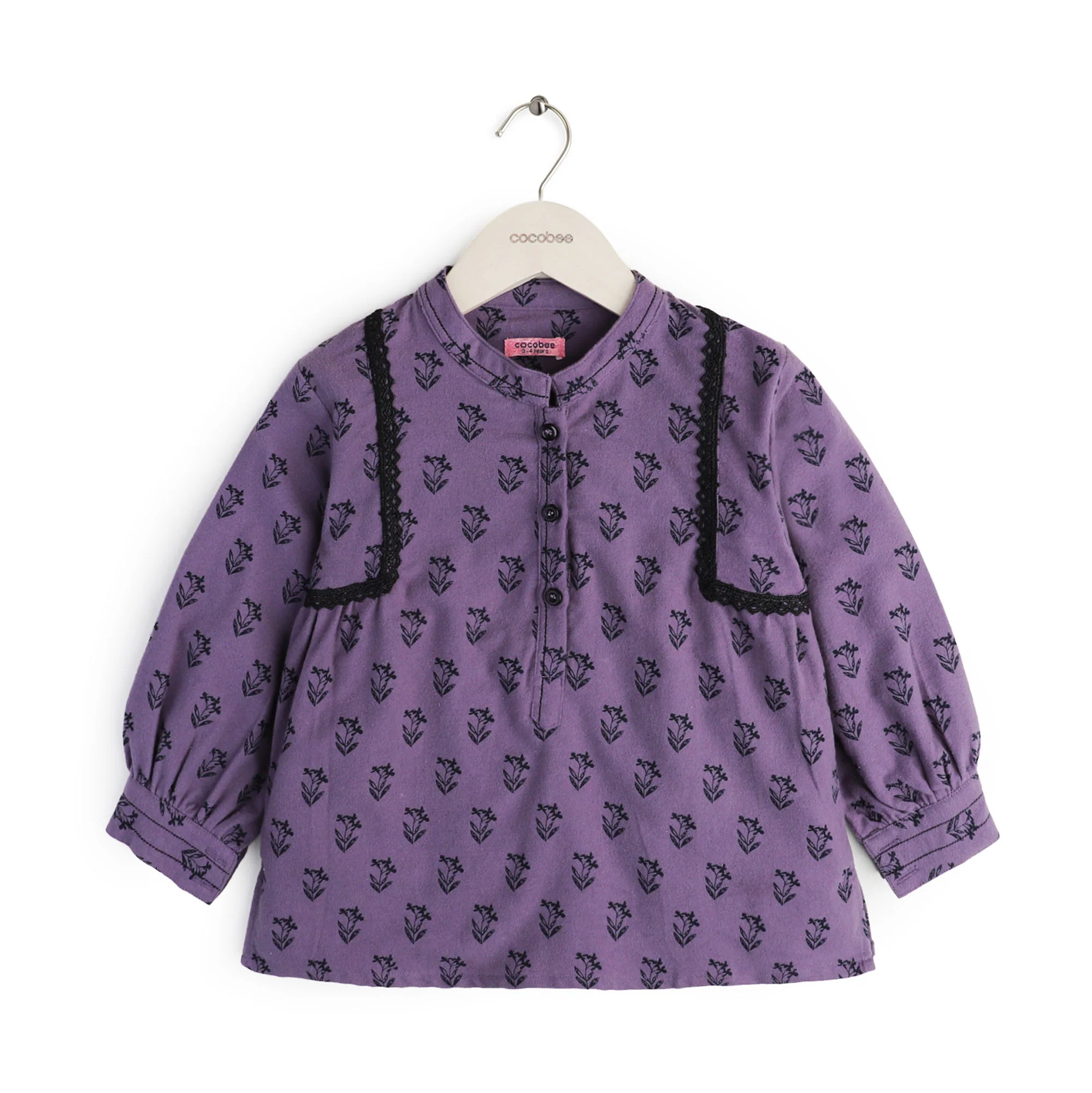 Printed Flannel Top