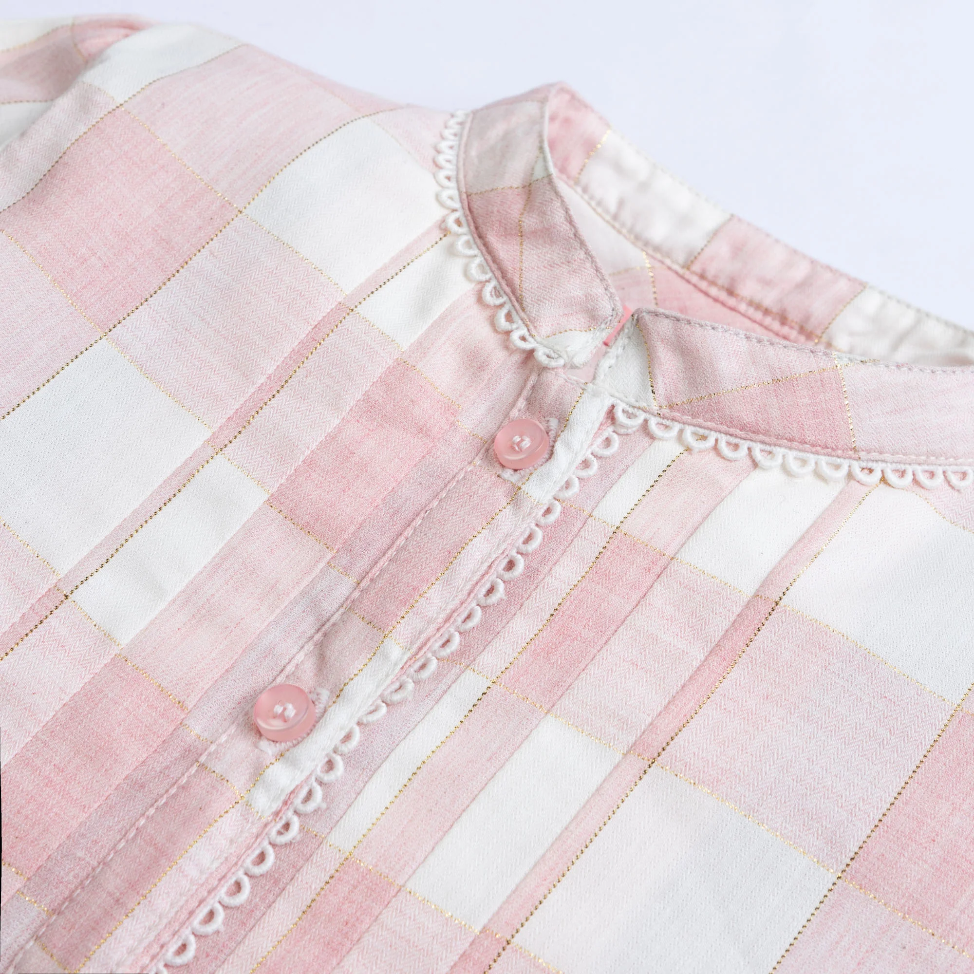 Baby Pink Checkered Top - Image 2
