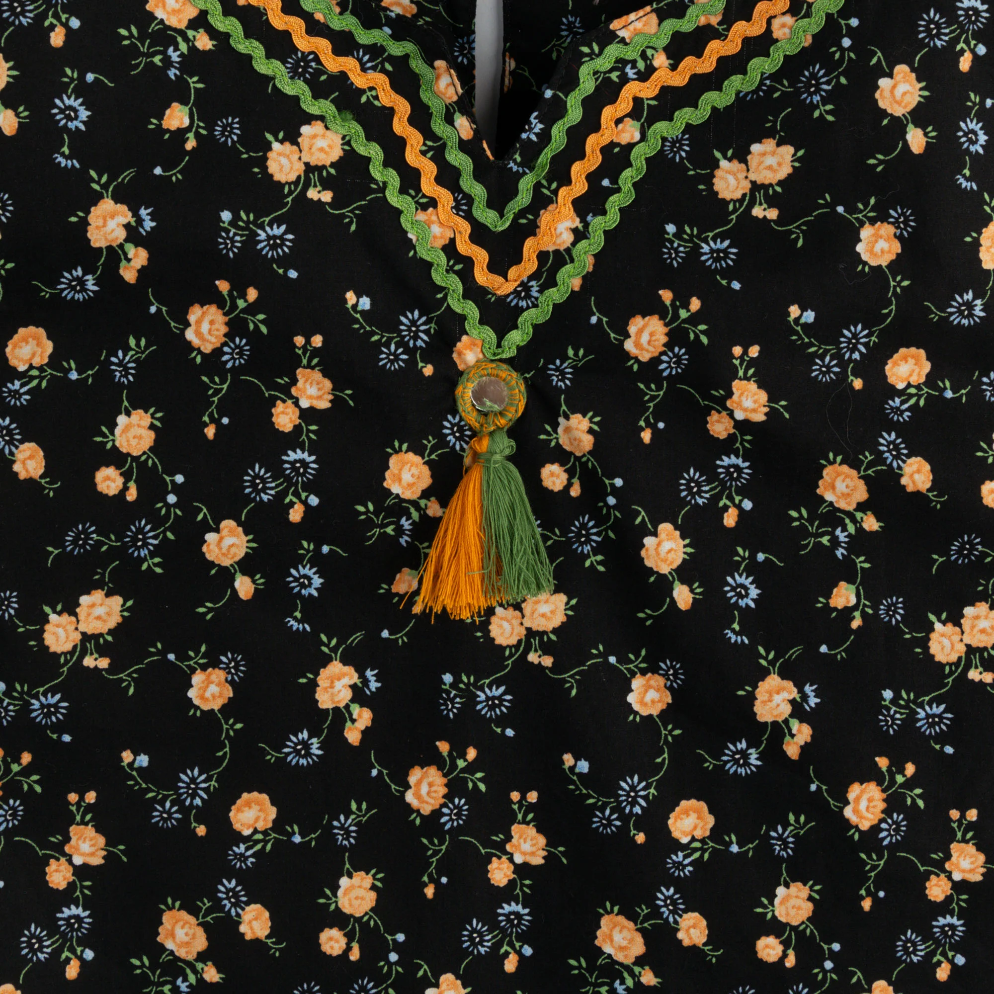 Dark Bloom Printed Top - Image 2