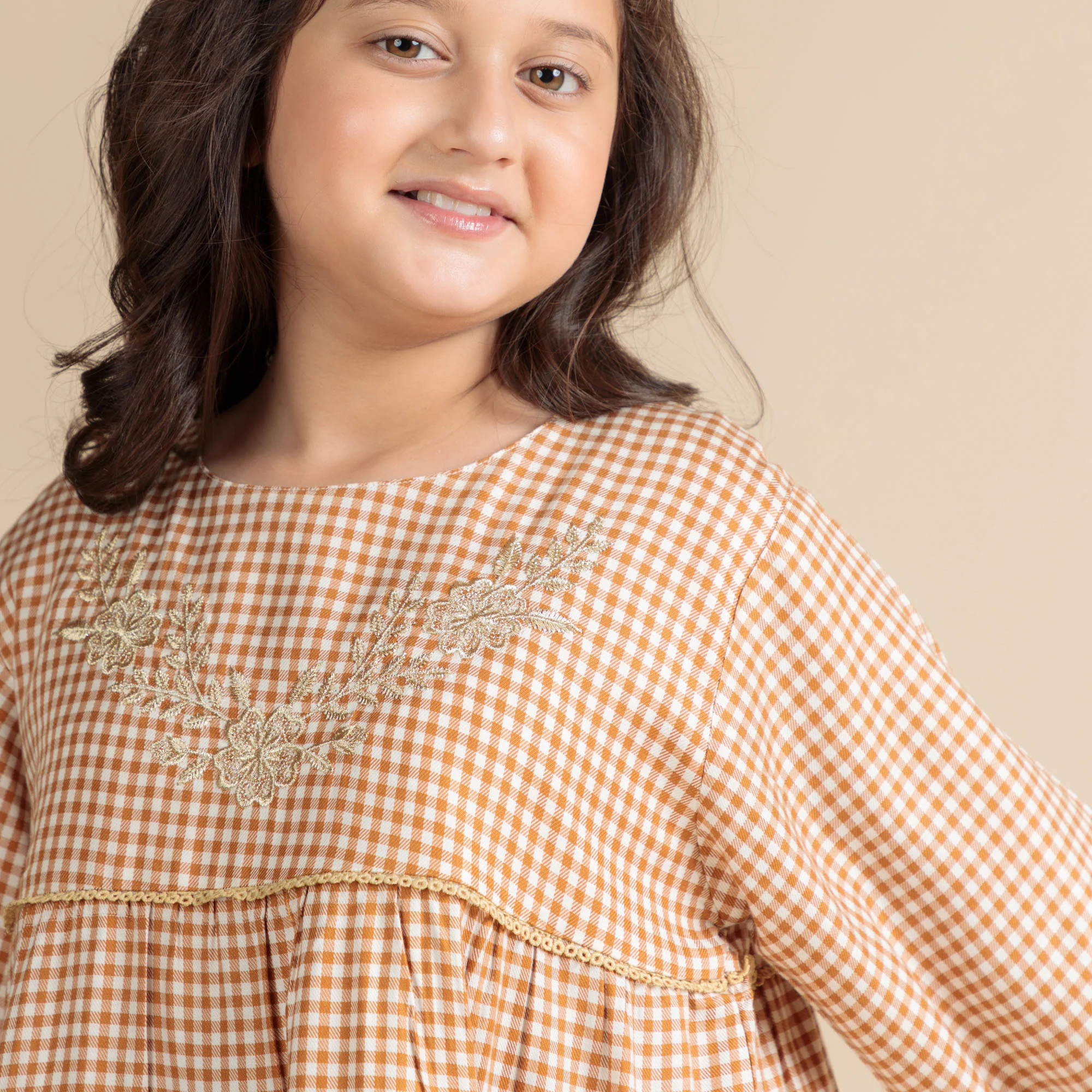 Honeycomb Gingham Top - Image 5