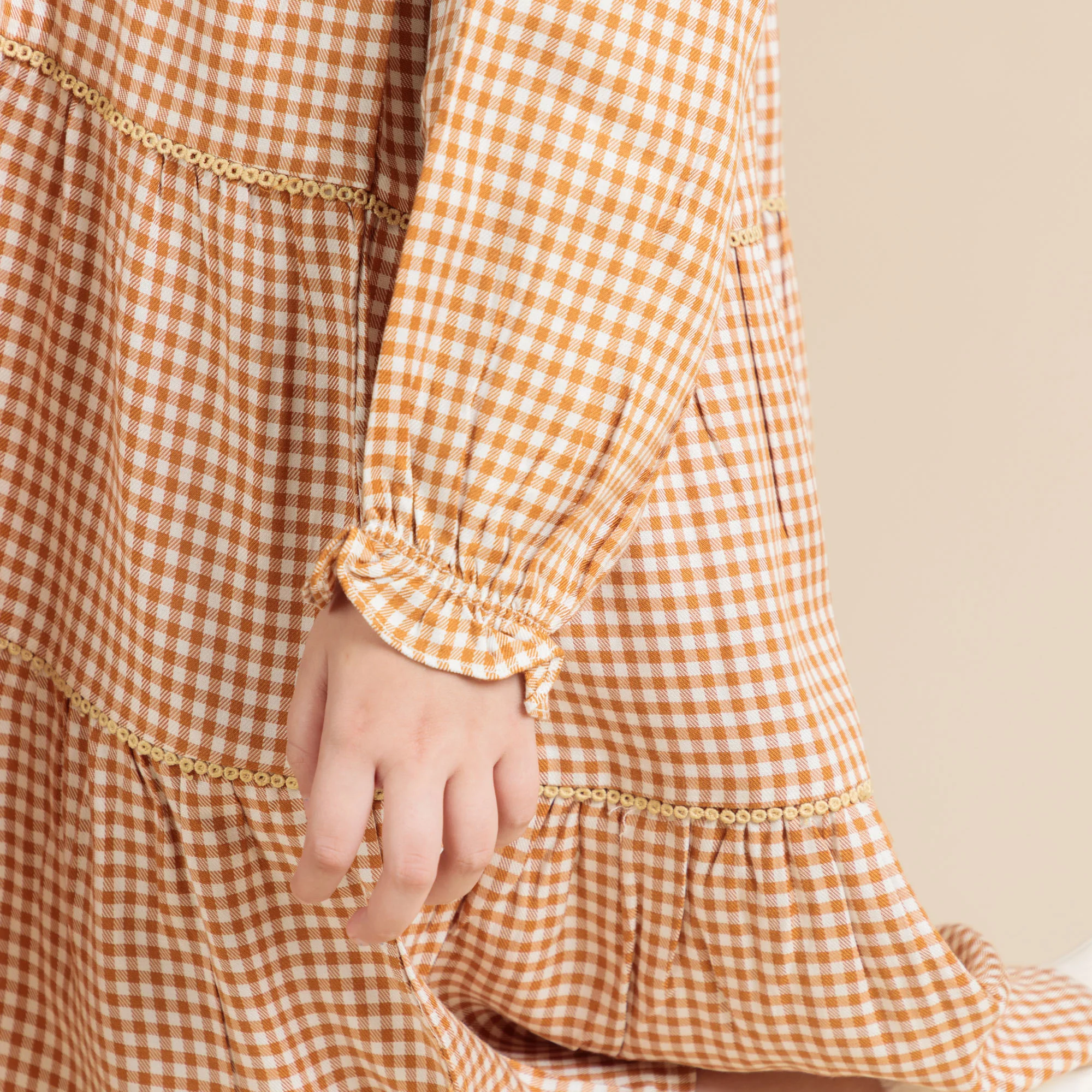 Honeycomb Gingham Top - Image 6