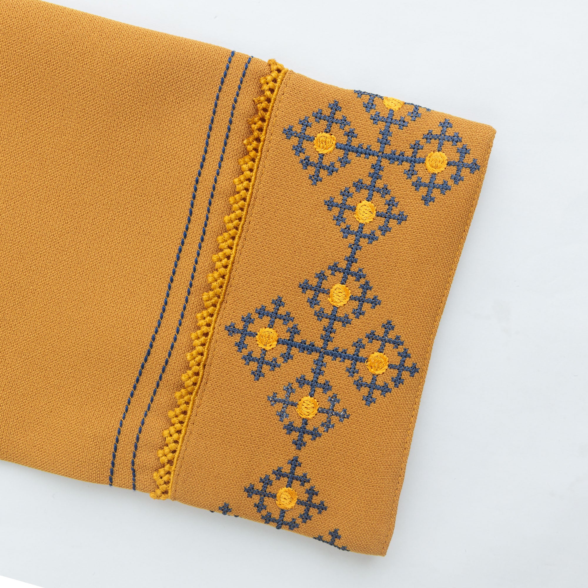 Golden Weave Embroidered Top - Image 3