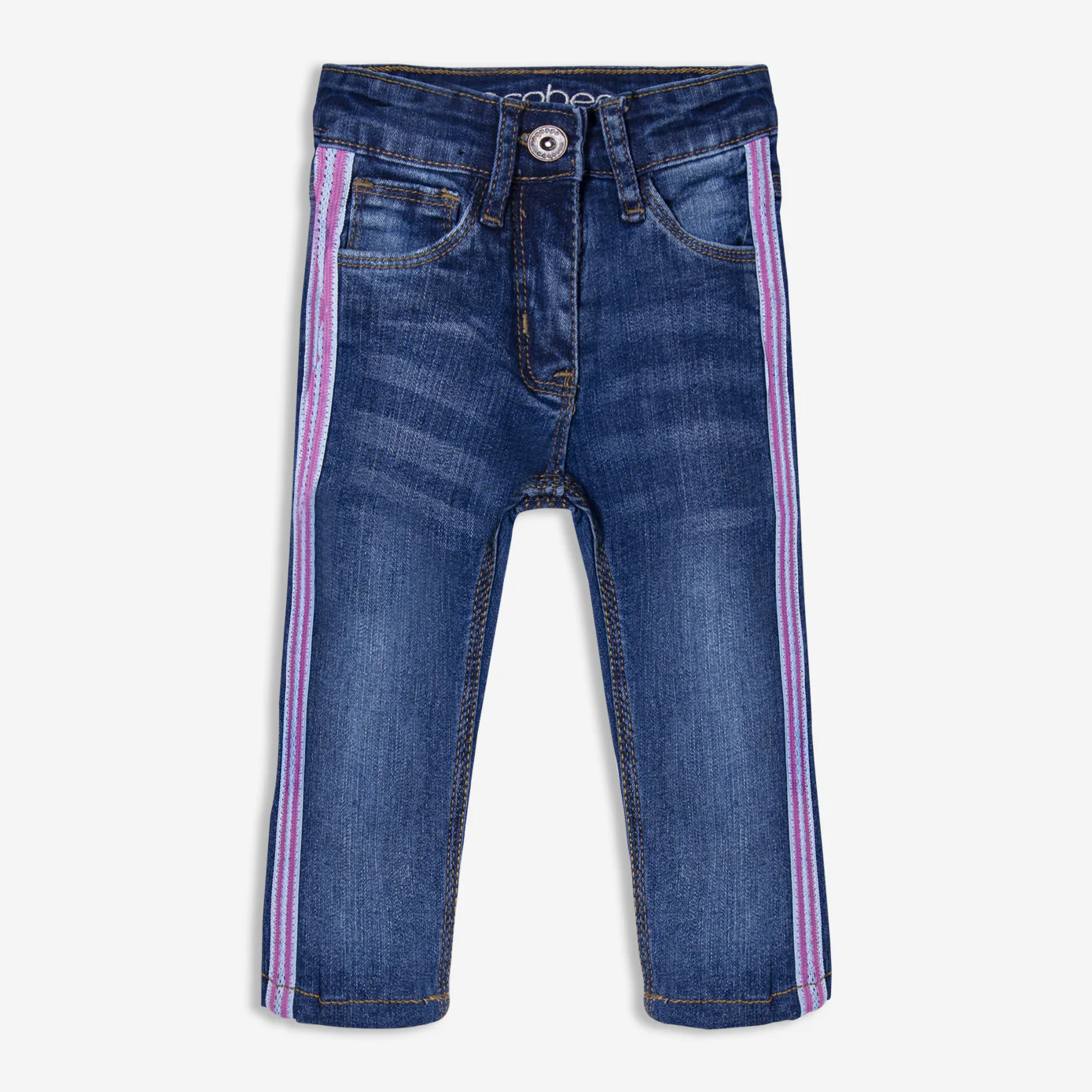 Pink Striped Denims