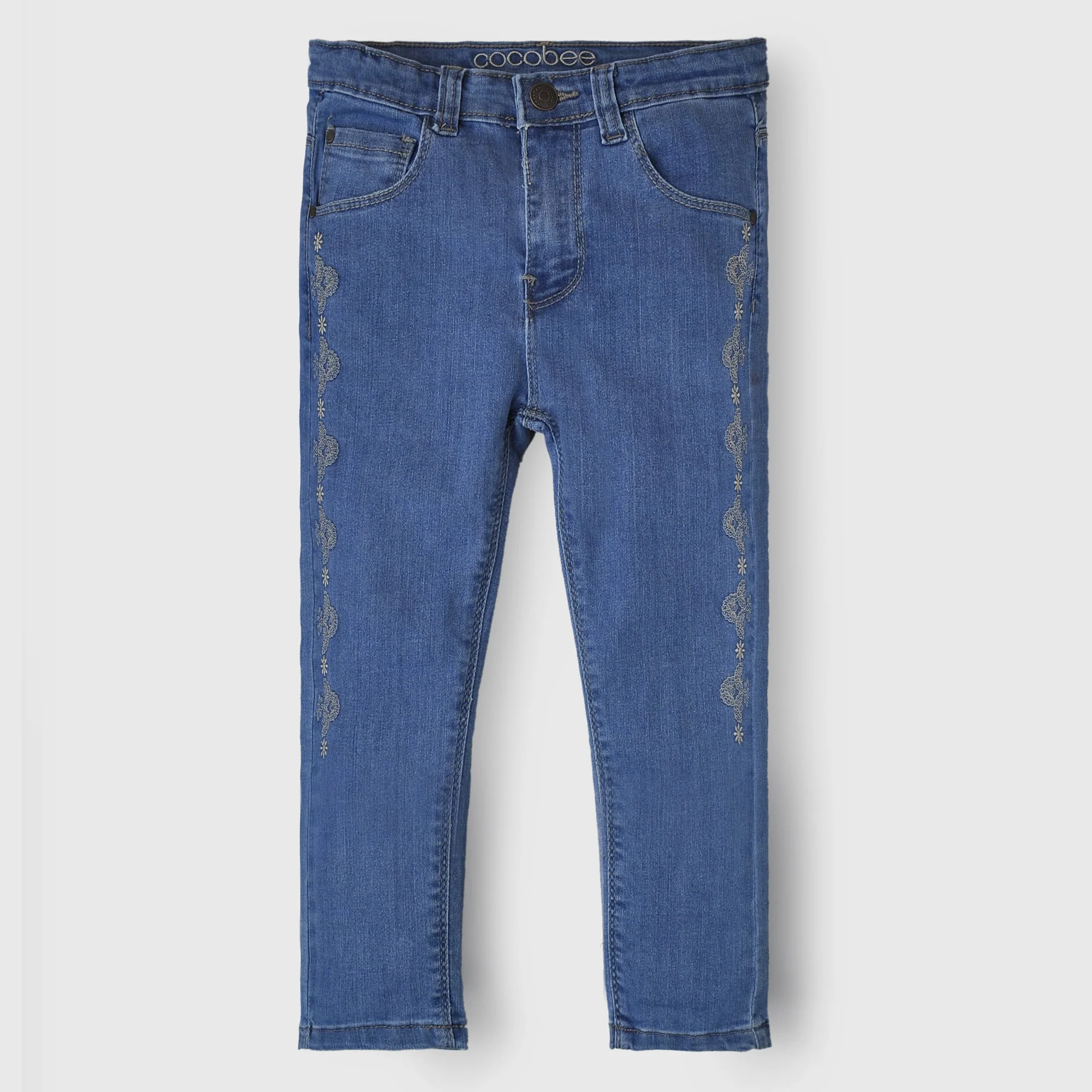 Girls Denim Blue - Image 2