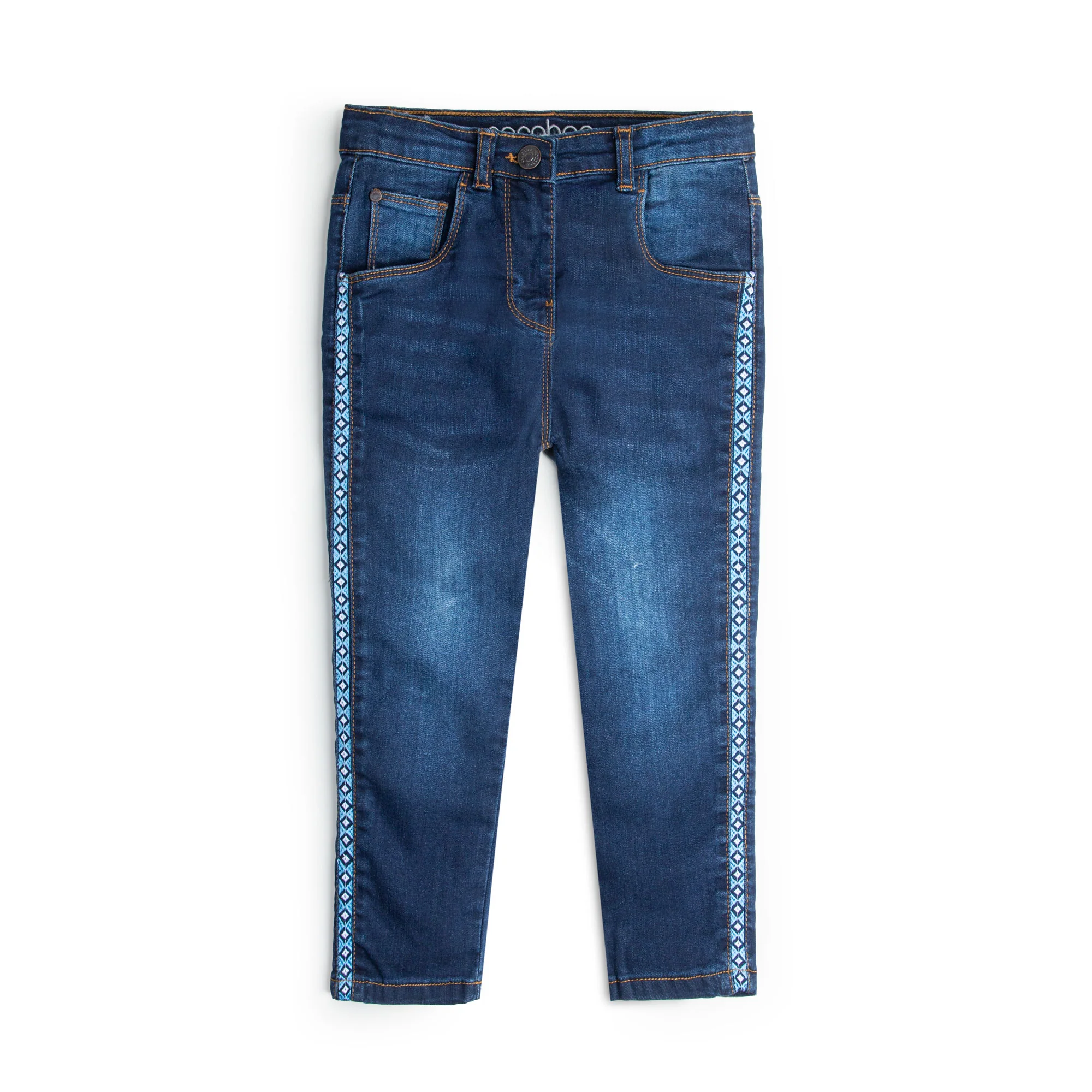 Smart fit Embroidered Denim