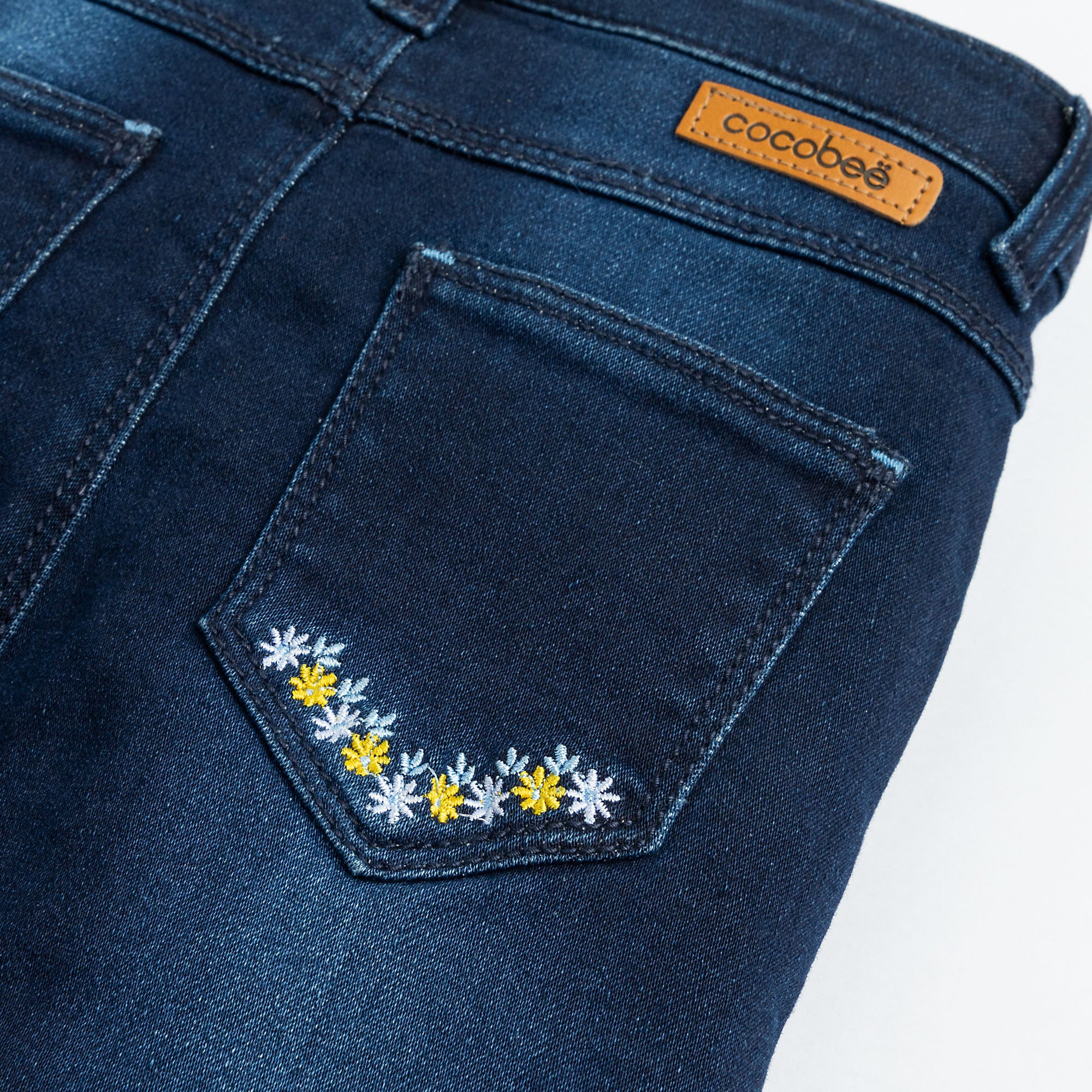 Narrow-fit Embroidered Denim - Image 3