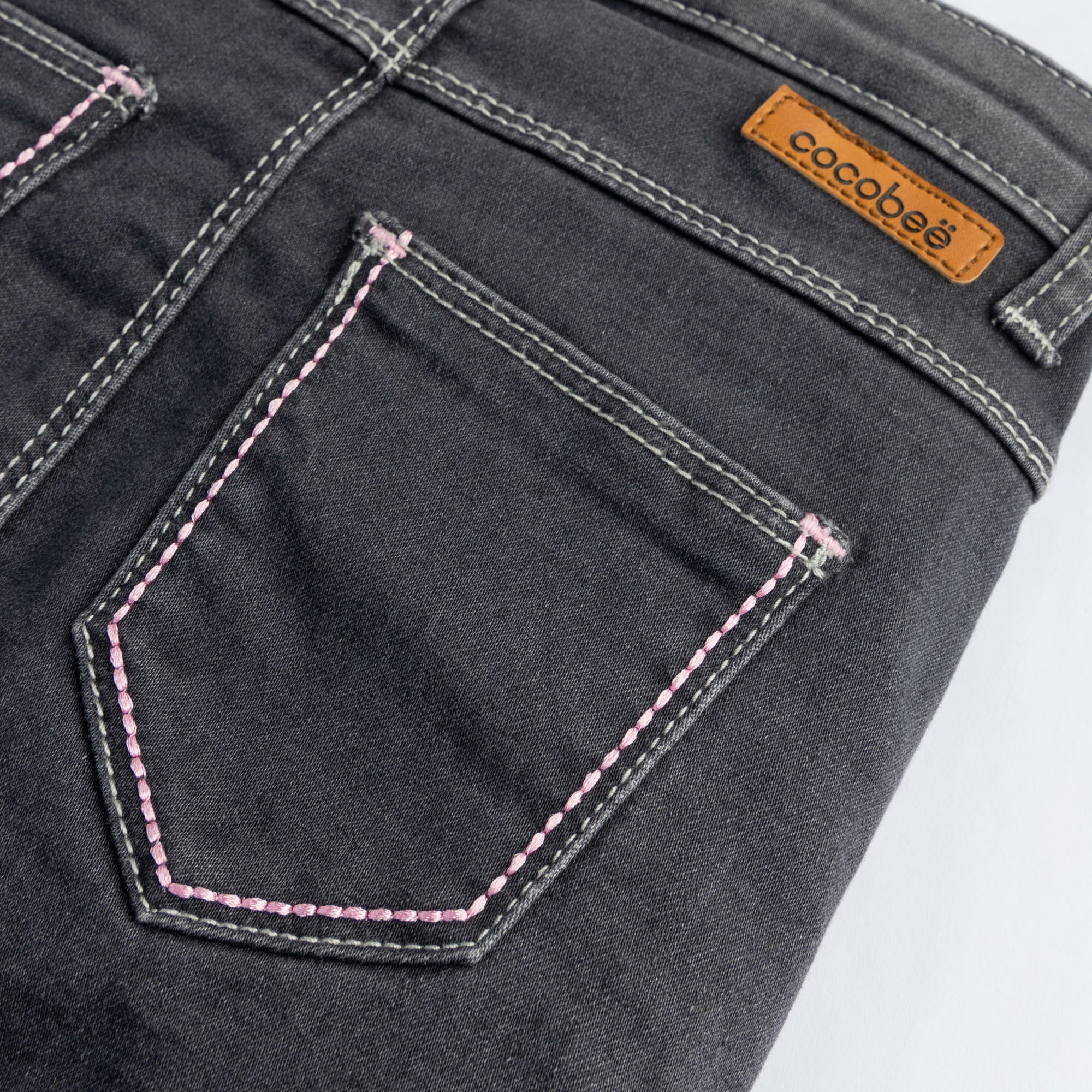 Flare-Fit Charcoal Denim - Image 3