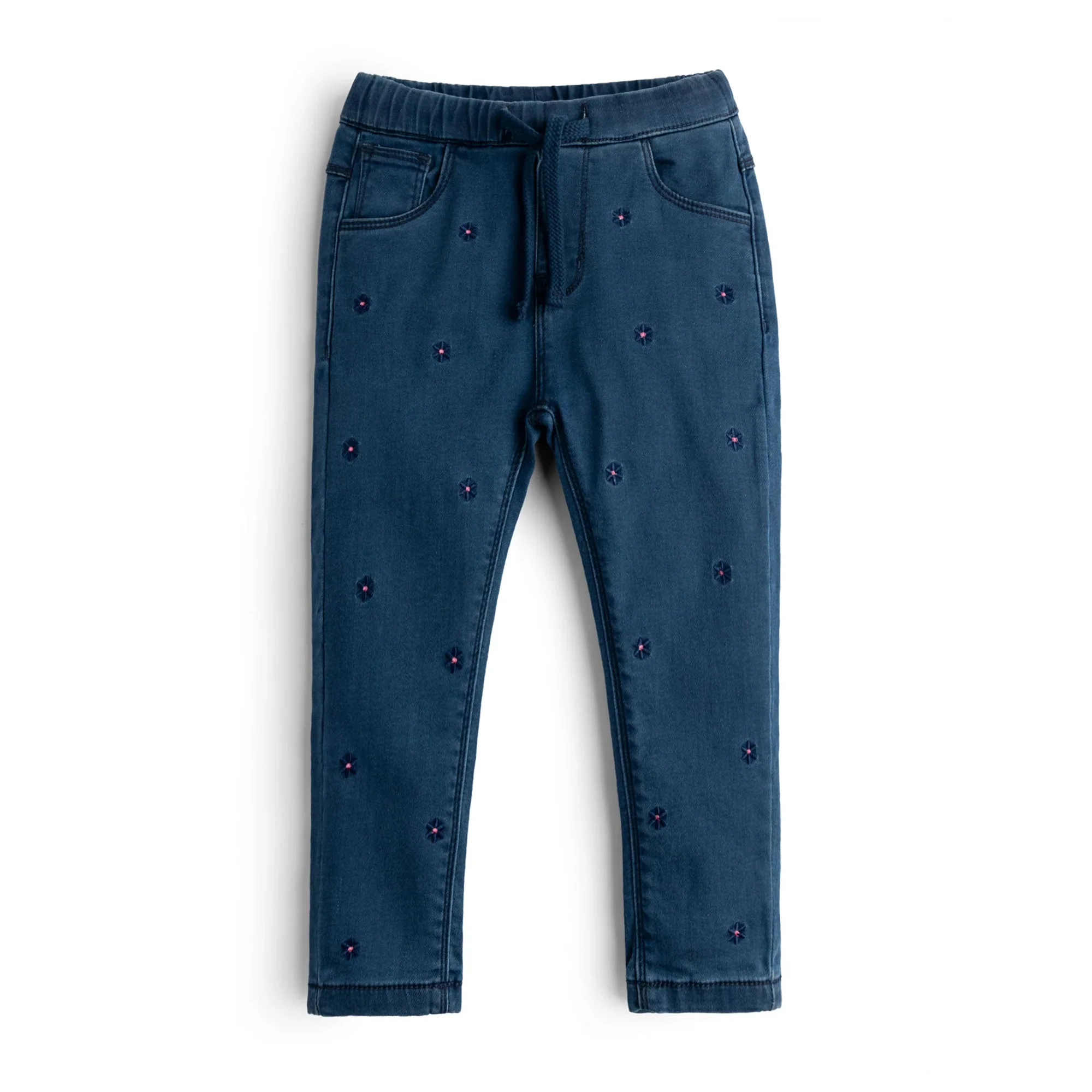 Slim-Fit Blue Denim Pant