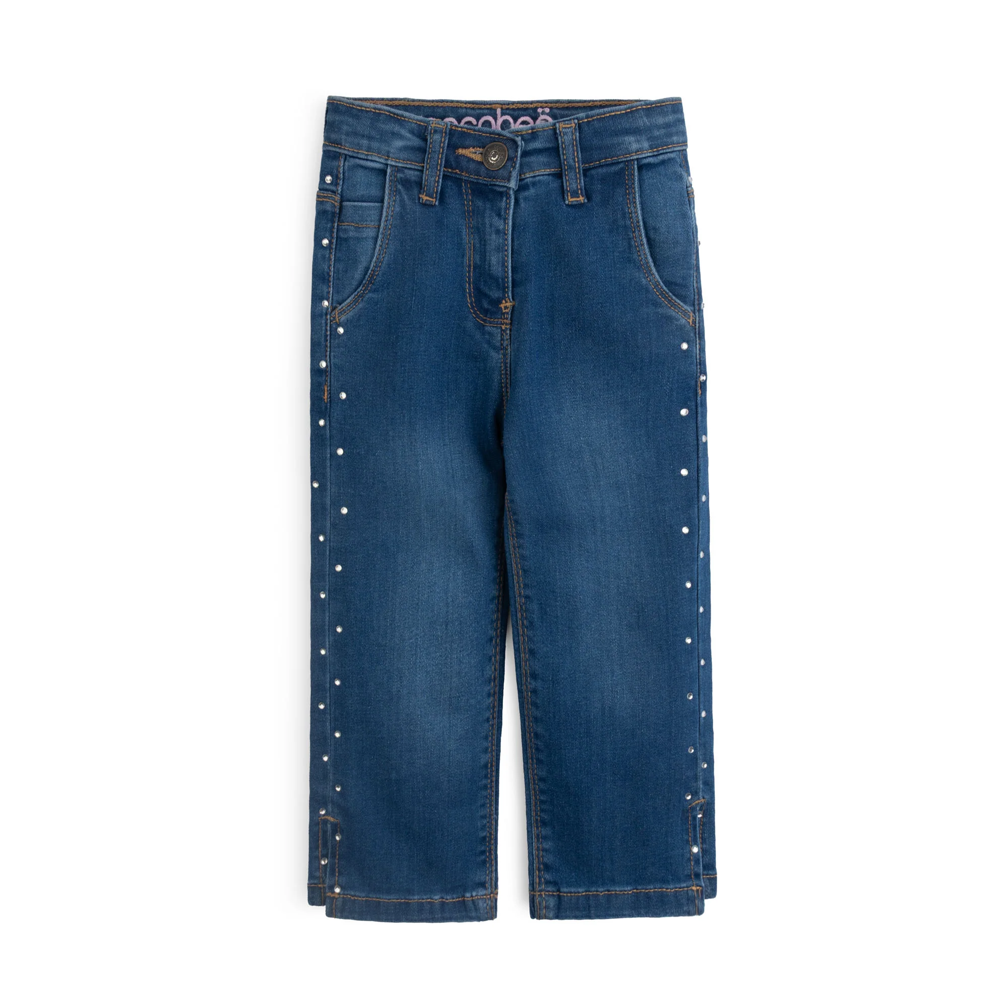 Pearl-Studded Denim