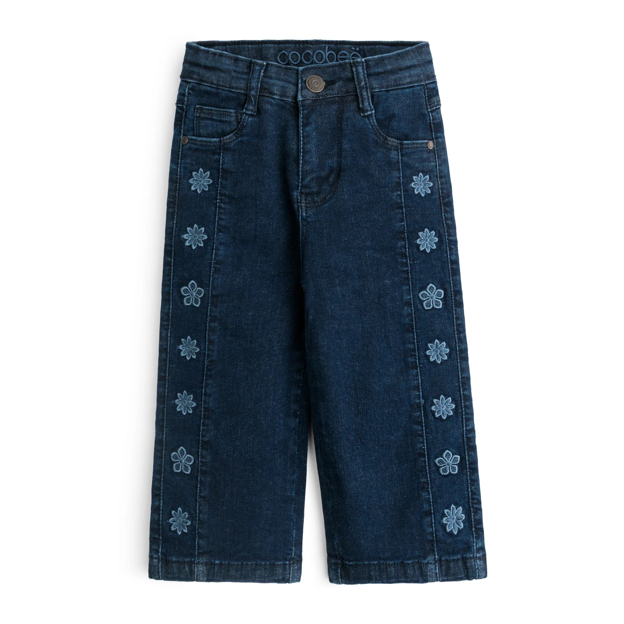 Bluebell Embroidered Denim