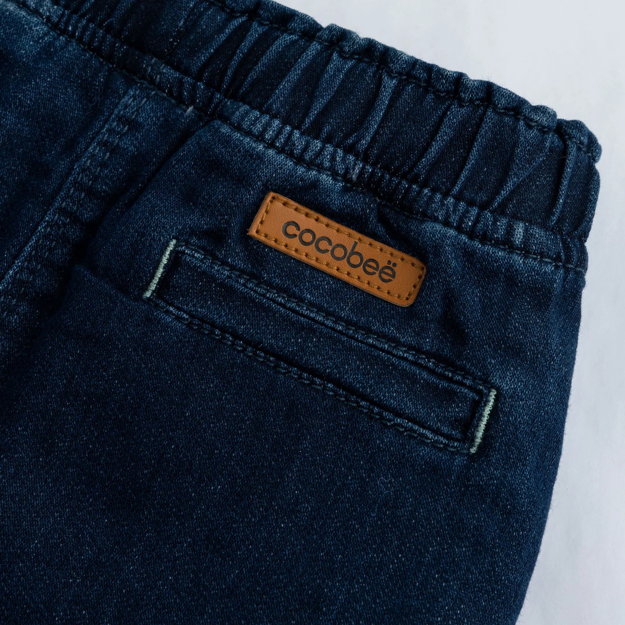 Stylistic Blue Denim Short - Image 3
