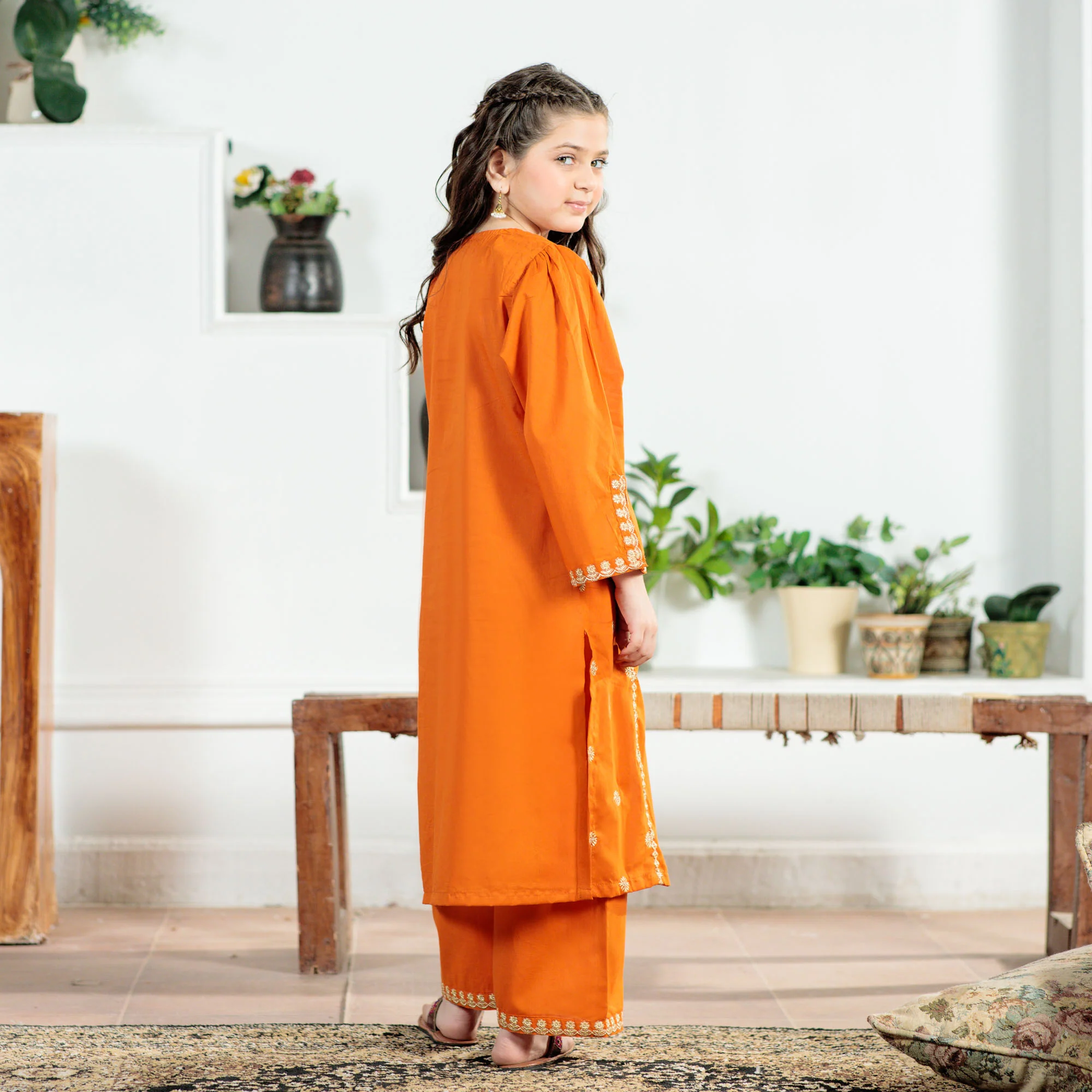 Golden Thread Orange Suit - Image 3