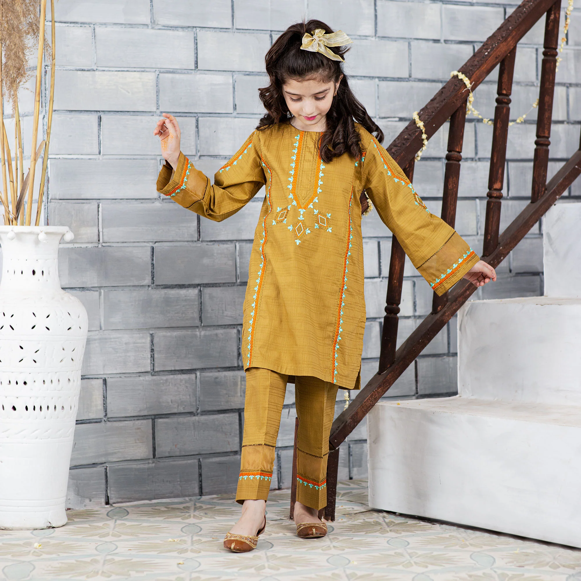 Dainty Mustard Two Piece
