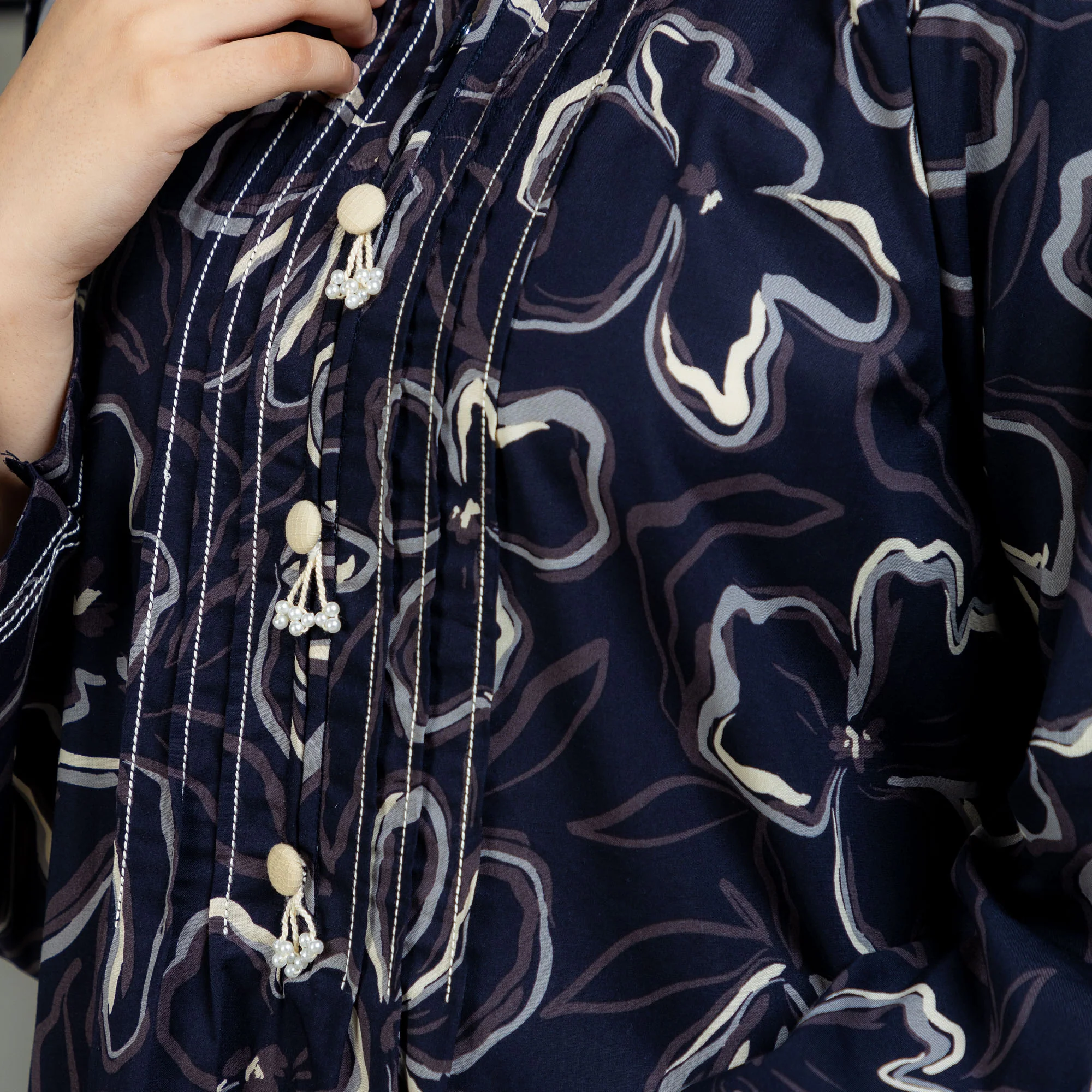 Sable Black Printed Two Piece - Image 7