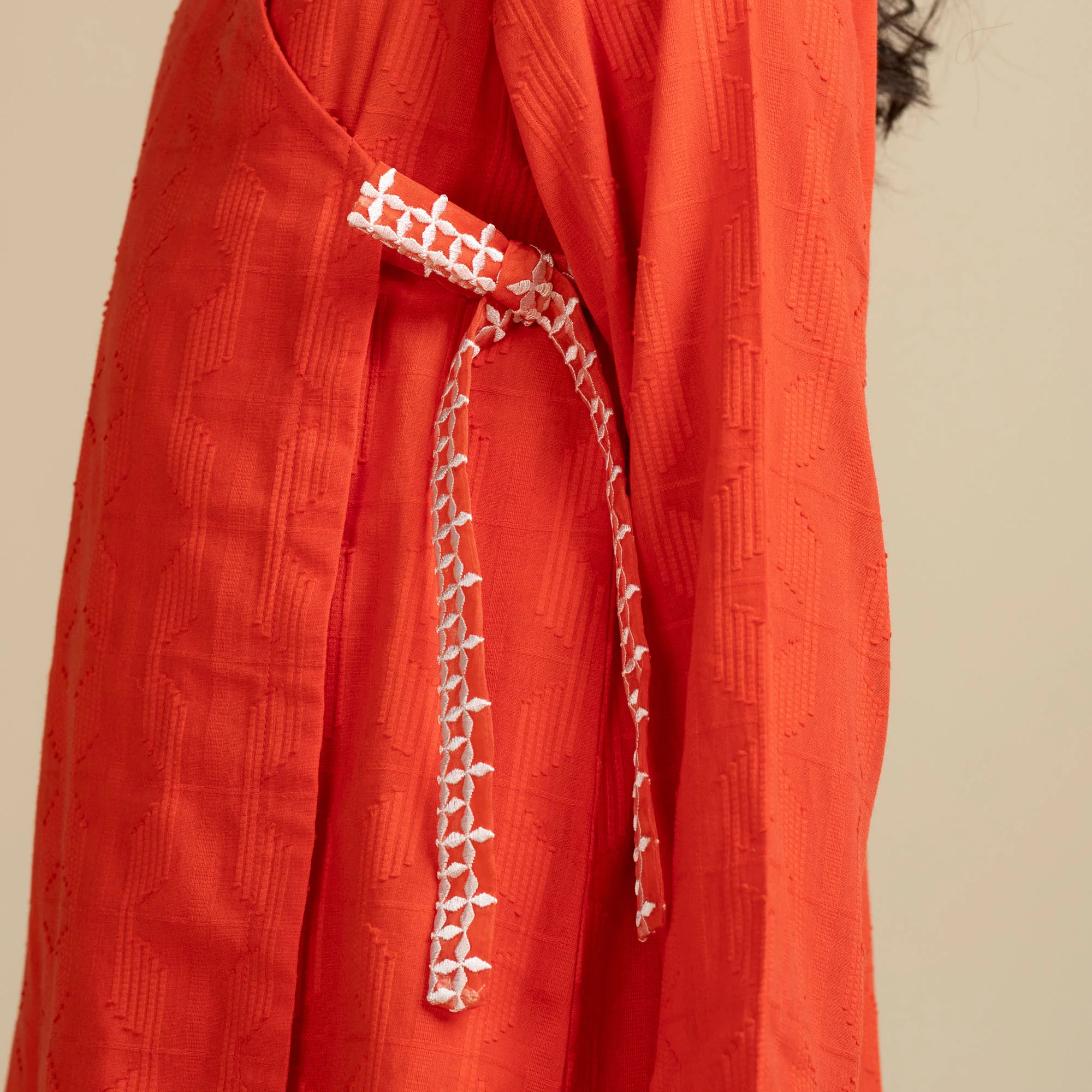 Tangerine Embroidered Two-Piece - Image 4