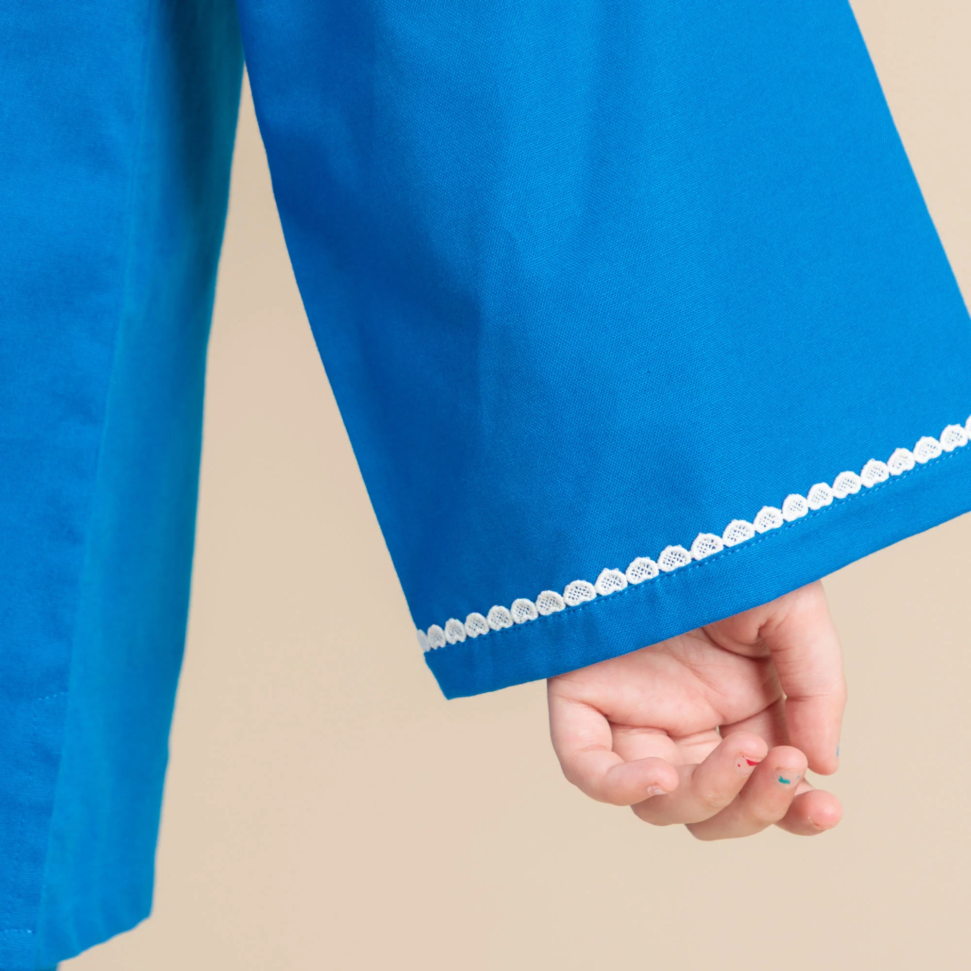 Cobalt Blue Embroidered Two-Piece - Image 6