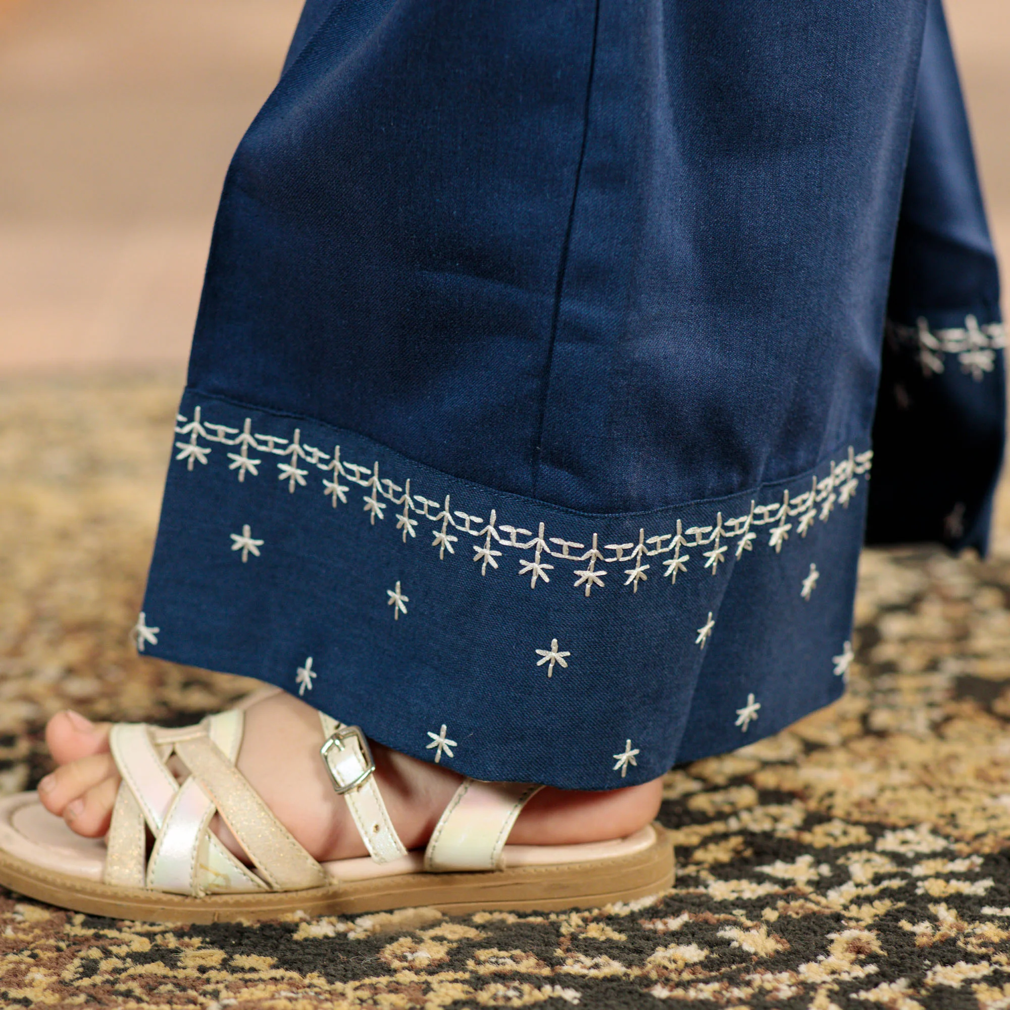 Blue Aura Embroidered Suit - Image 6