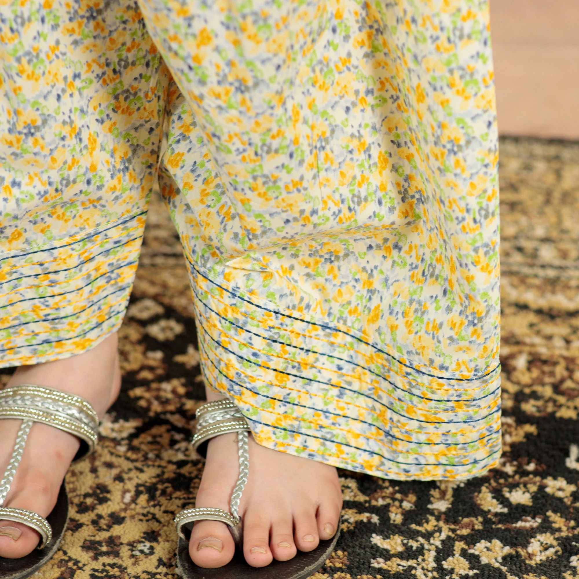 Buttercup Yellow Embroidered Suit - Image 6