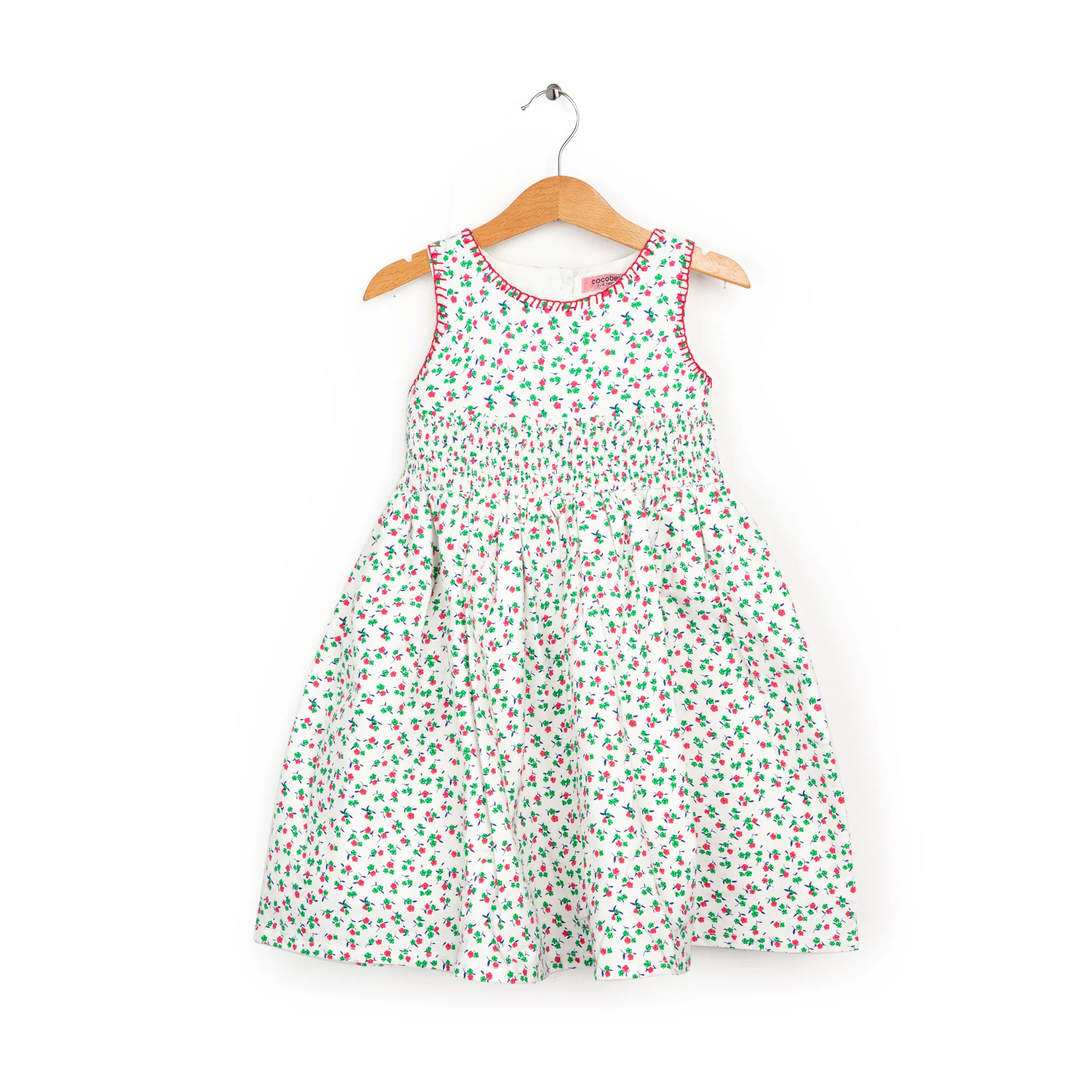 White Printed Frock