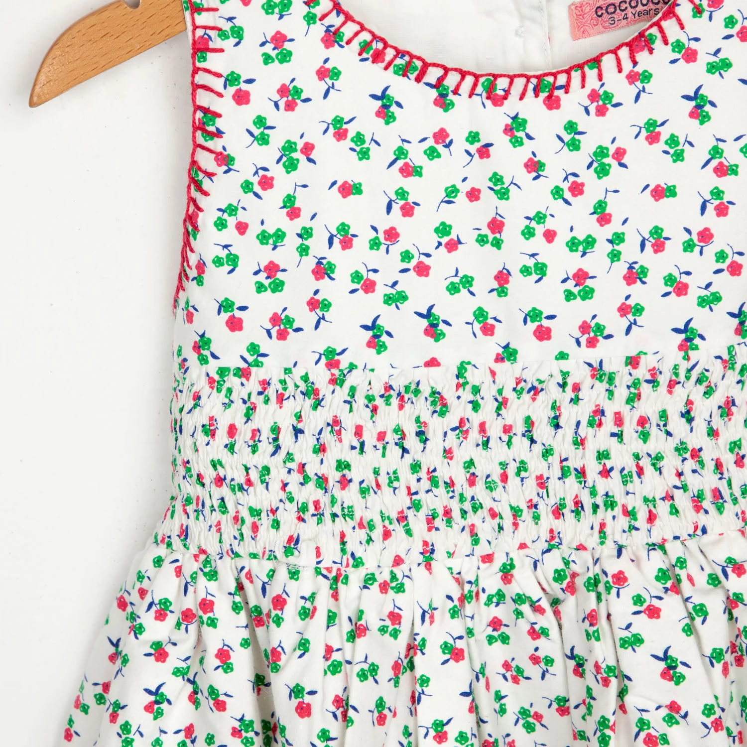 White Printed Frock - Image 2