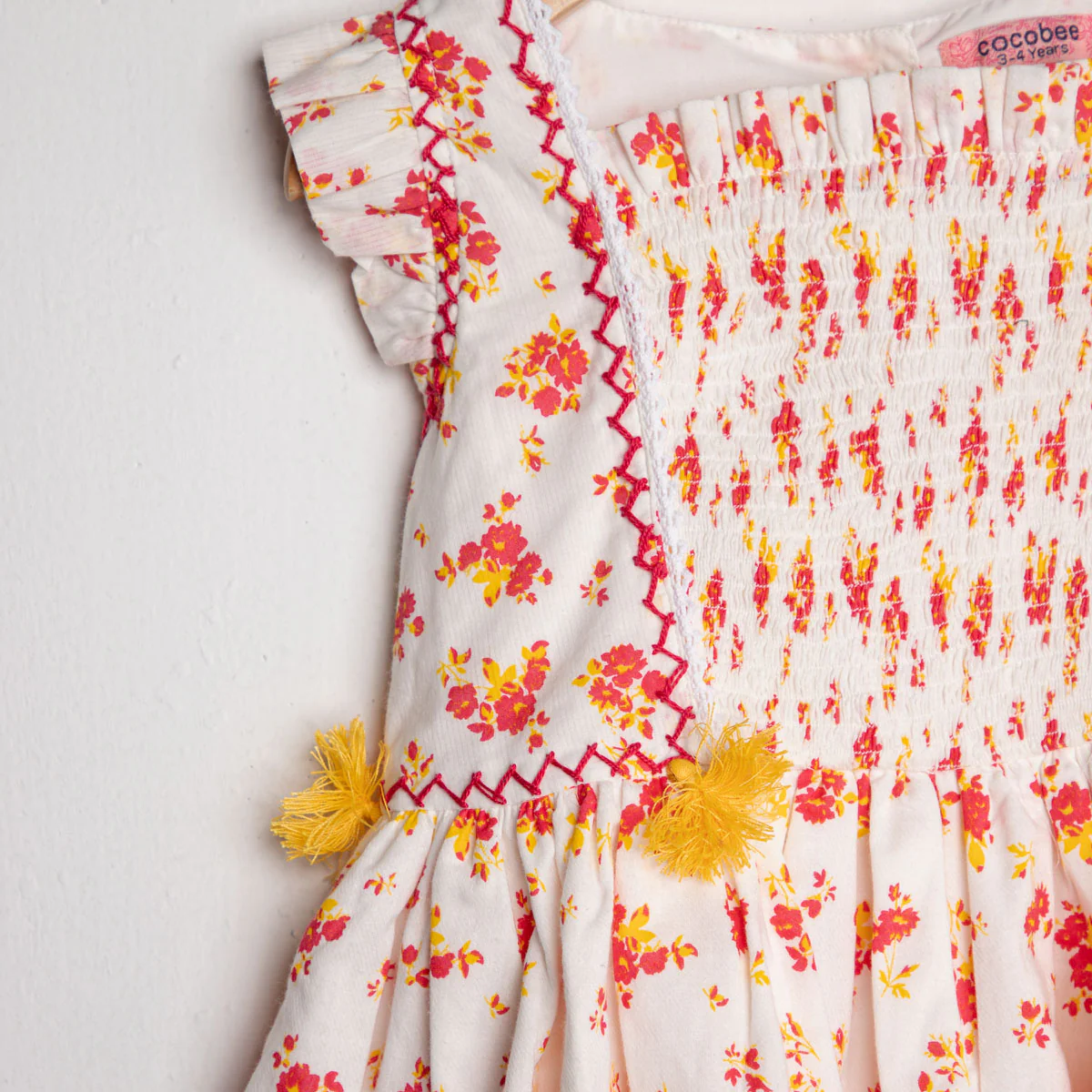 White-Printed Frock - Image 2