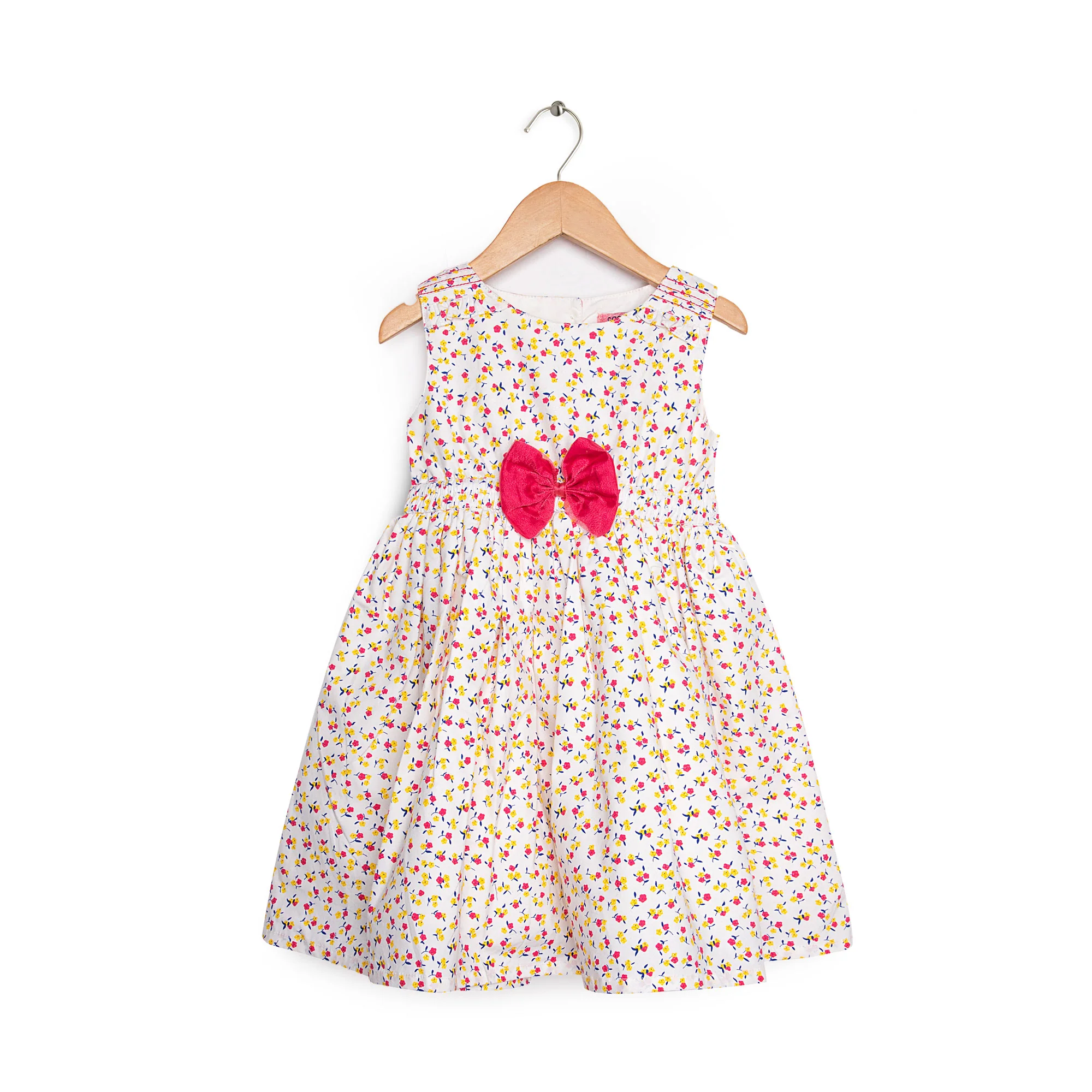 White-Printed Frock