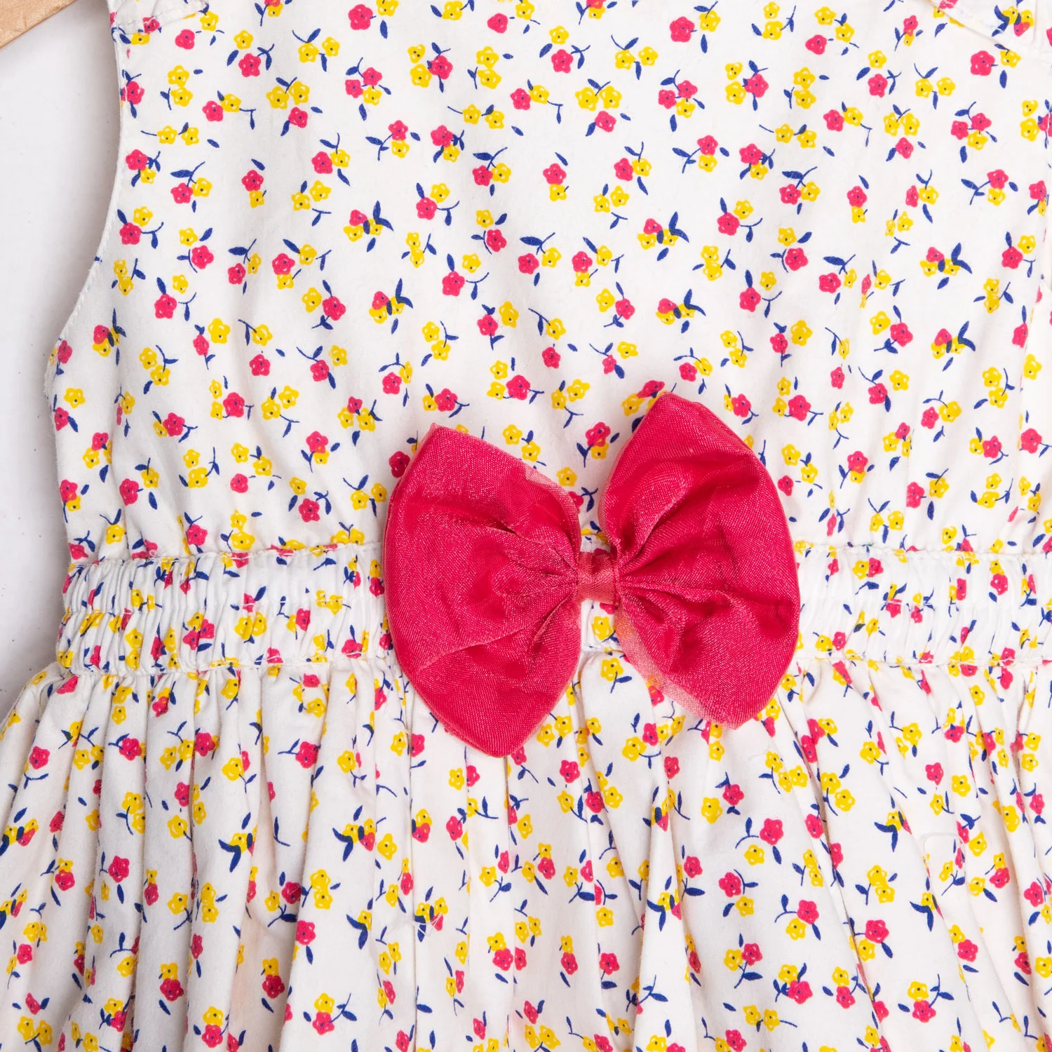 White-Printed Frock - Image 2