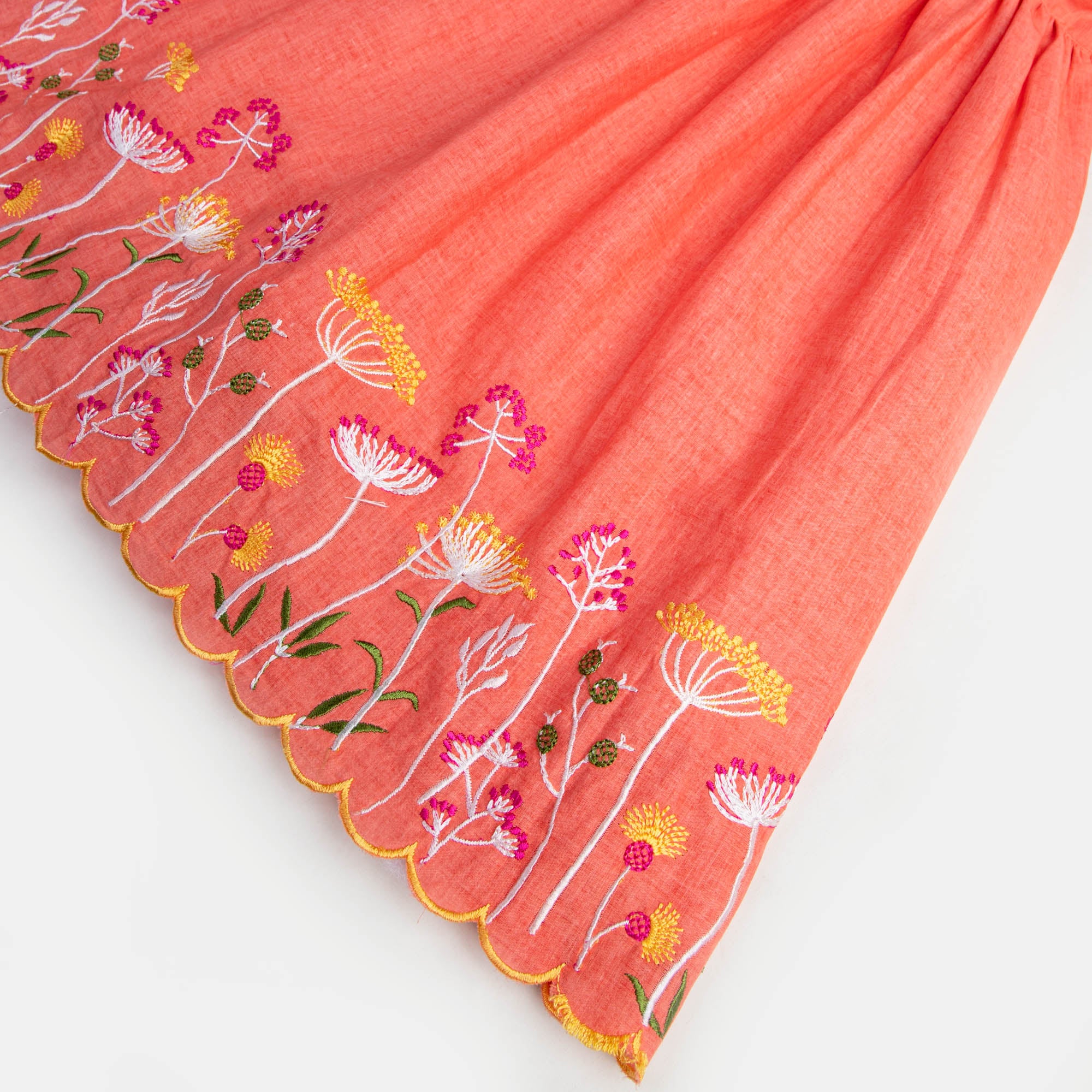 Girly Peach Embroidered Top - Image 2