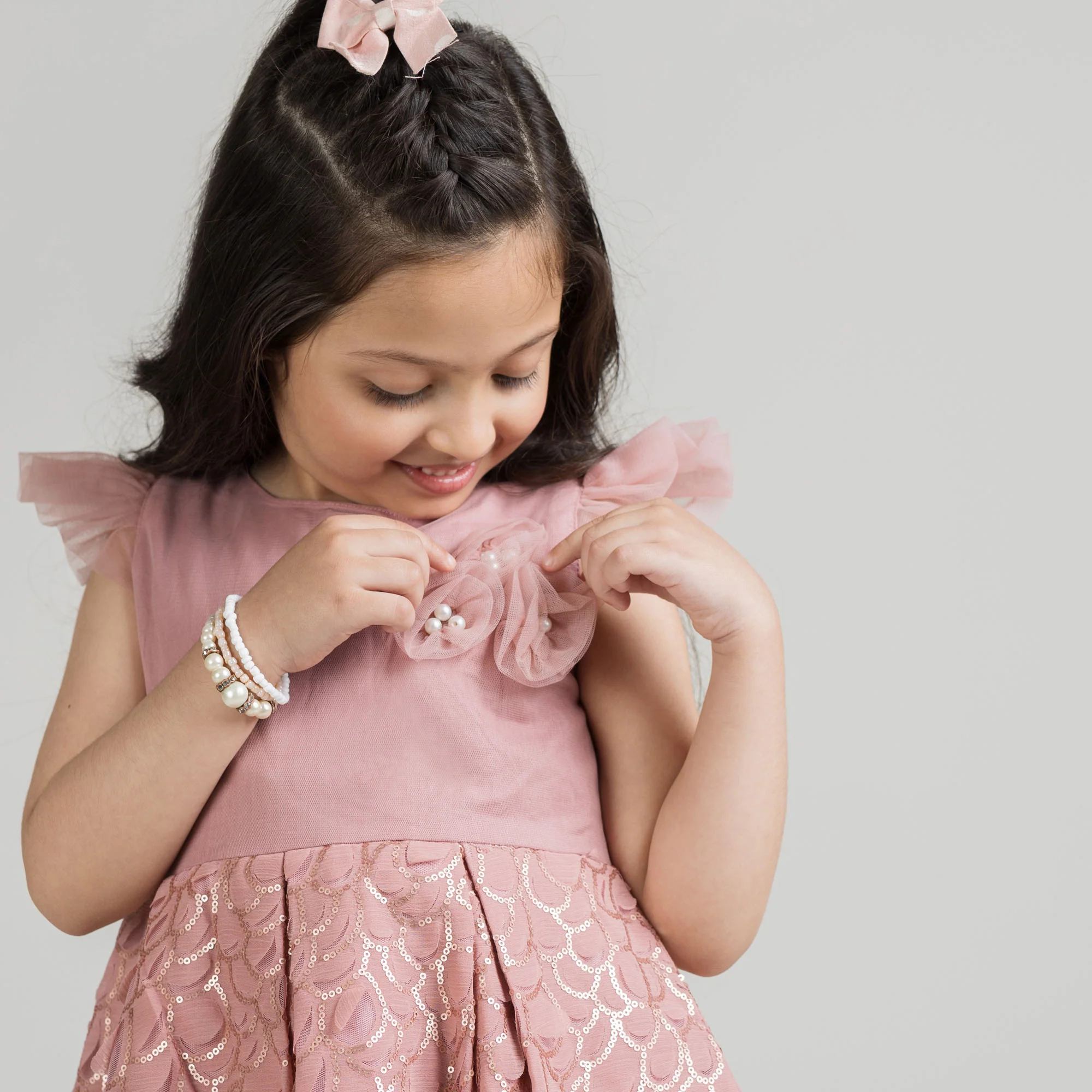 Rose Pink Party Frock - Image 2