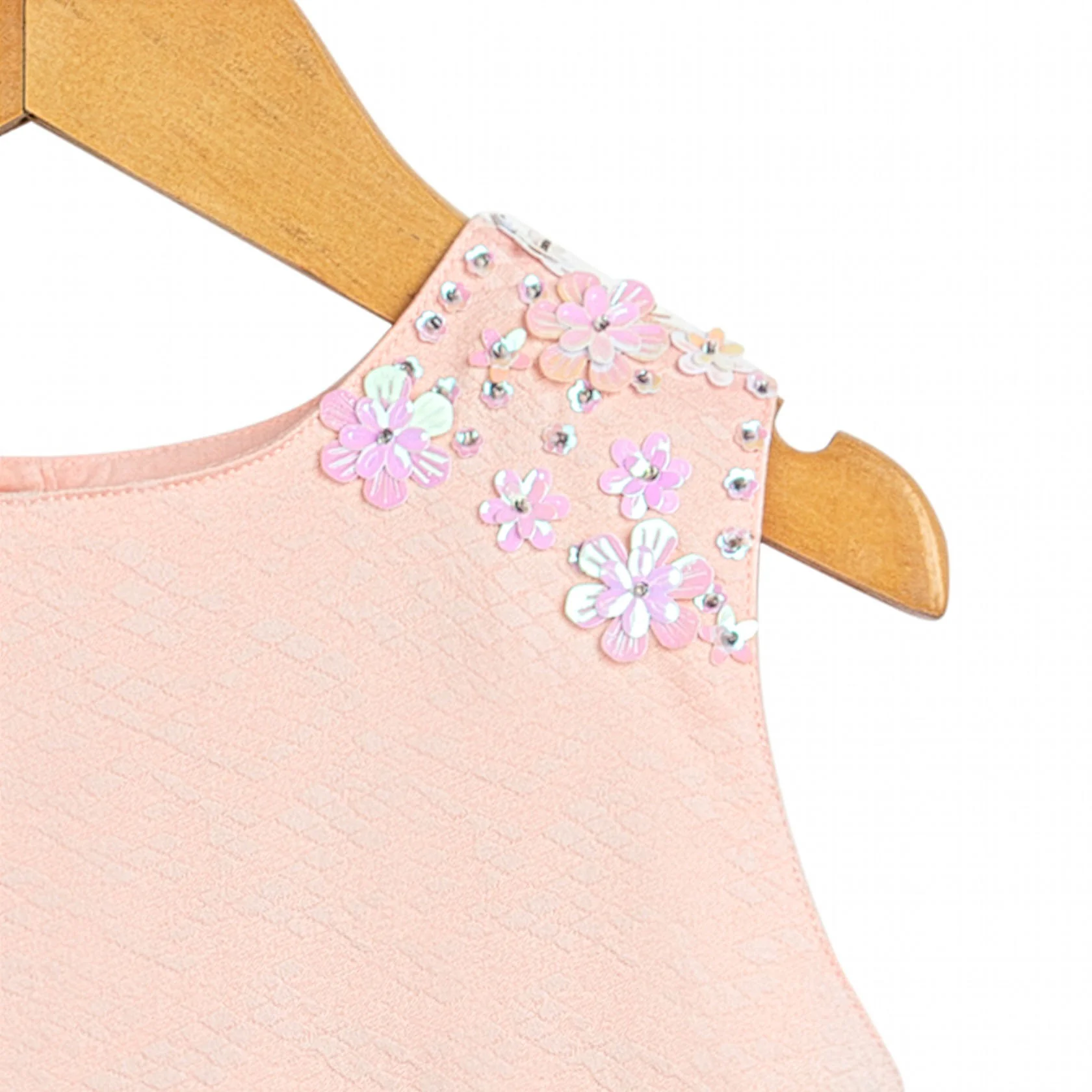 Floral Grace Embellished Frock - Image 7