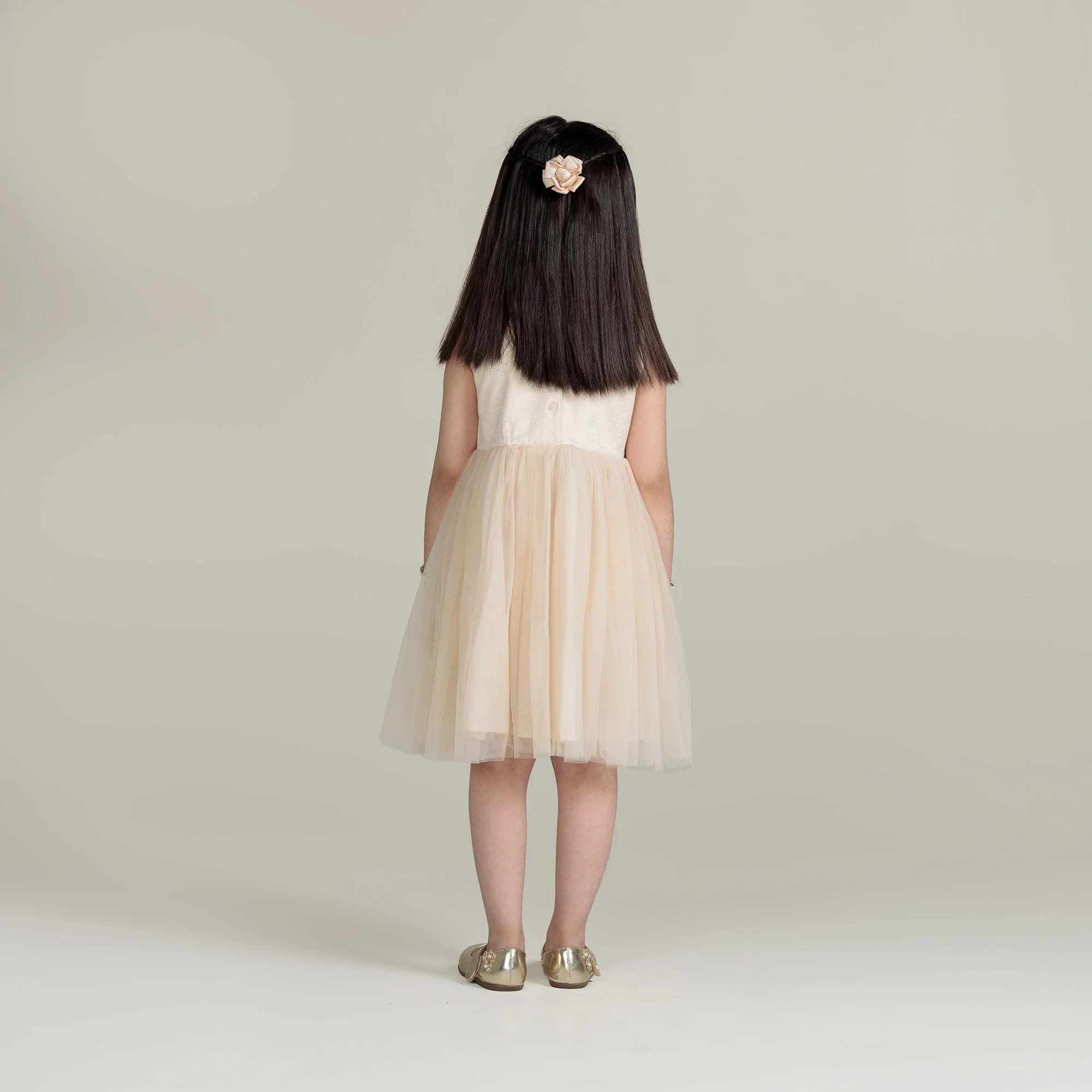 Classic Pearl Tulle Frock - Image 7