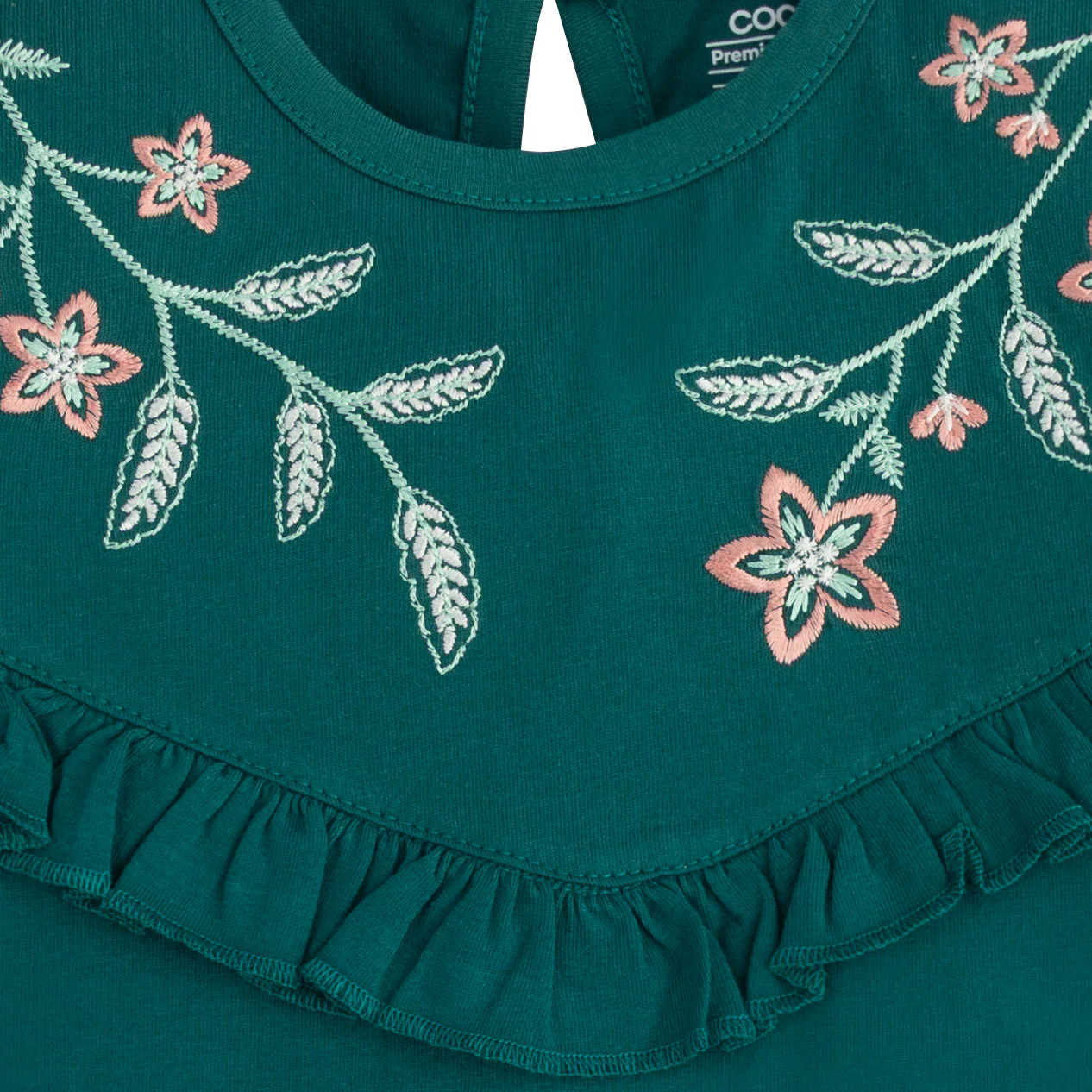 Mystic Teal Embroidered Top - Image 2