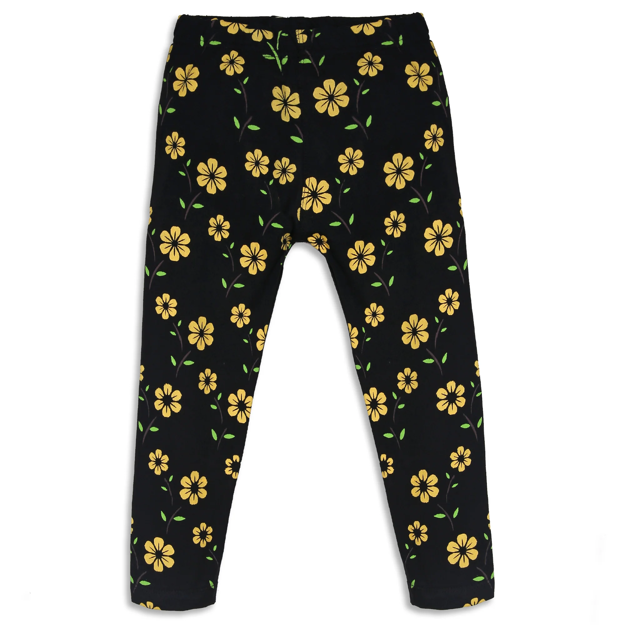 Floral Black Tights - Image 2