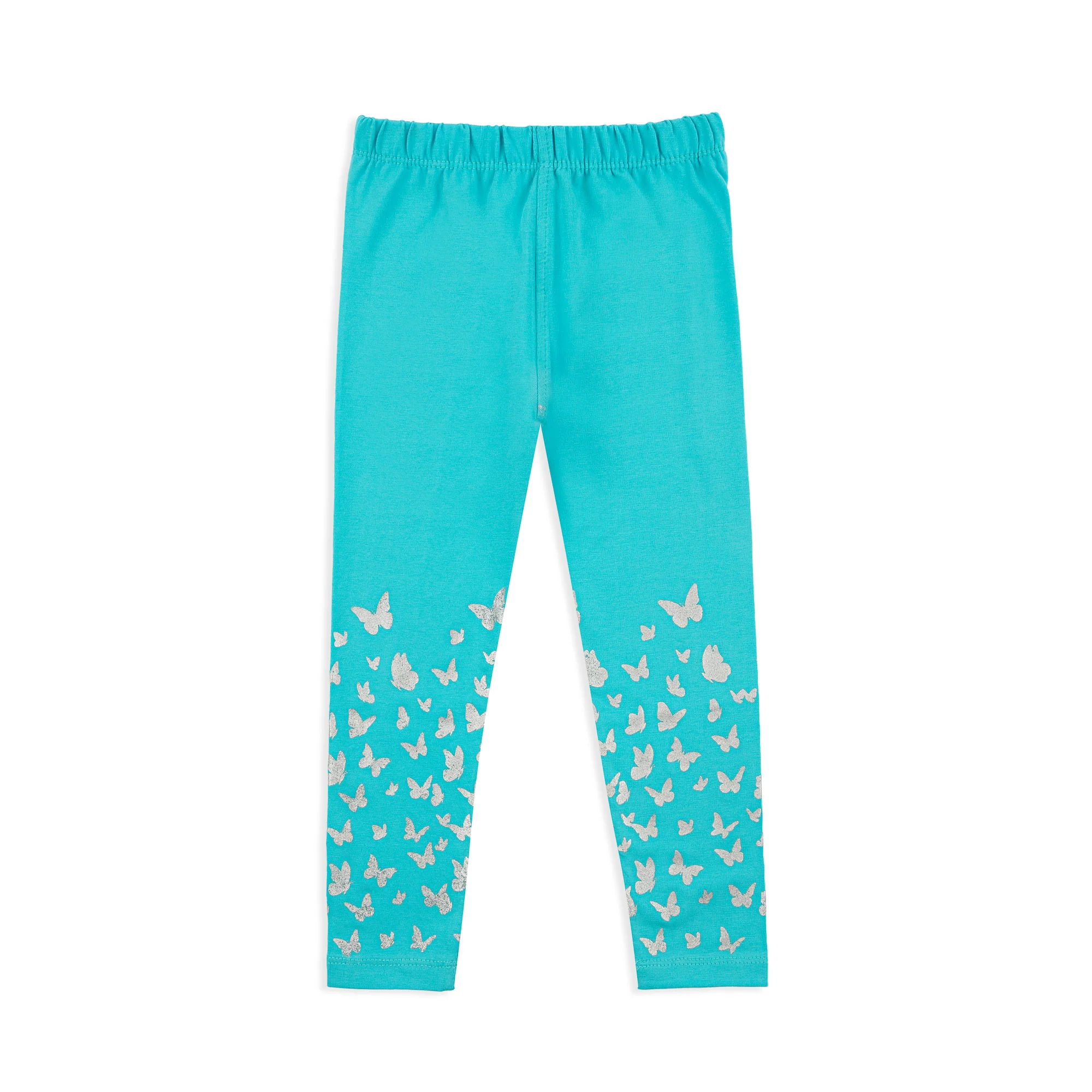 Turquoise Butterfly Leggings