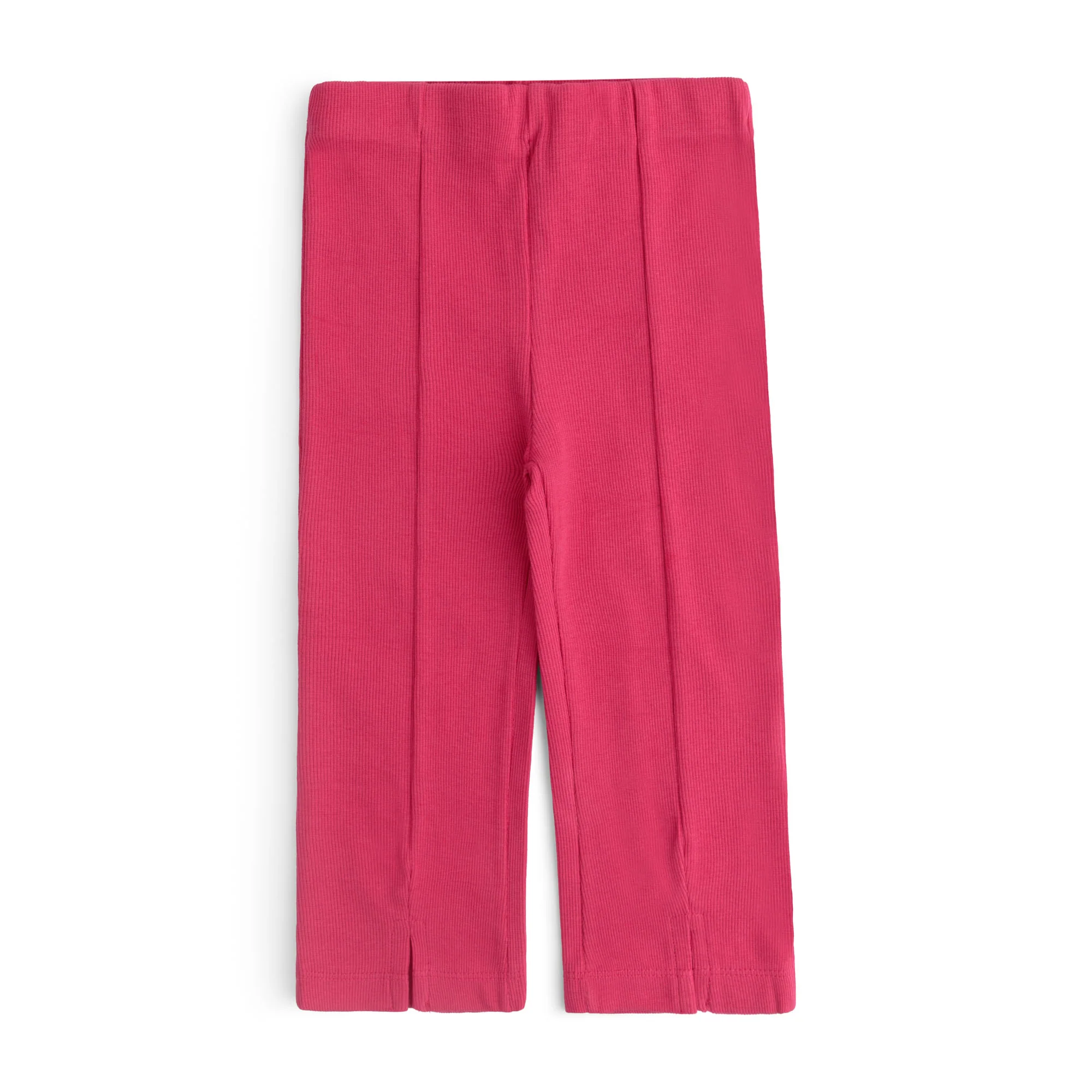 Hot Pink Ribbed Trouser
