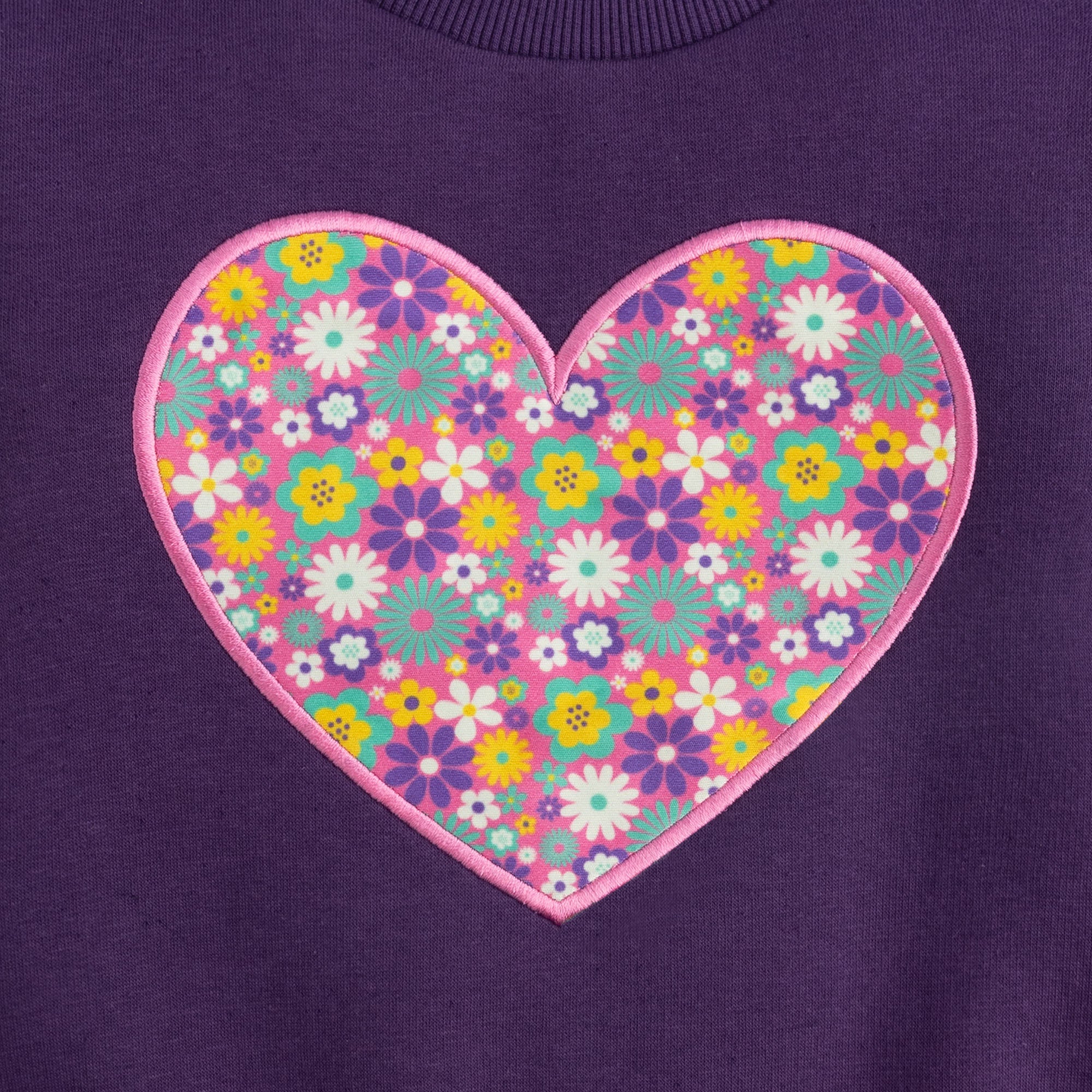 Purple Bloom Sweatshirt - Image 2