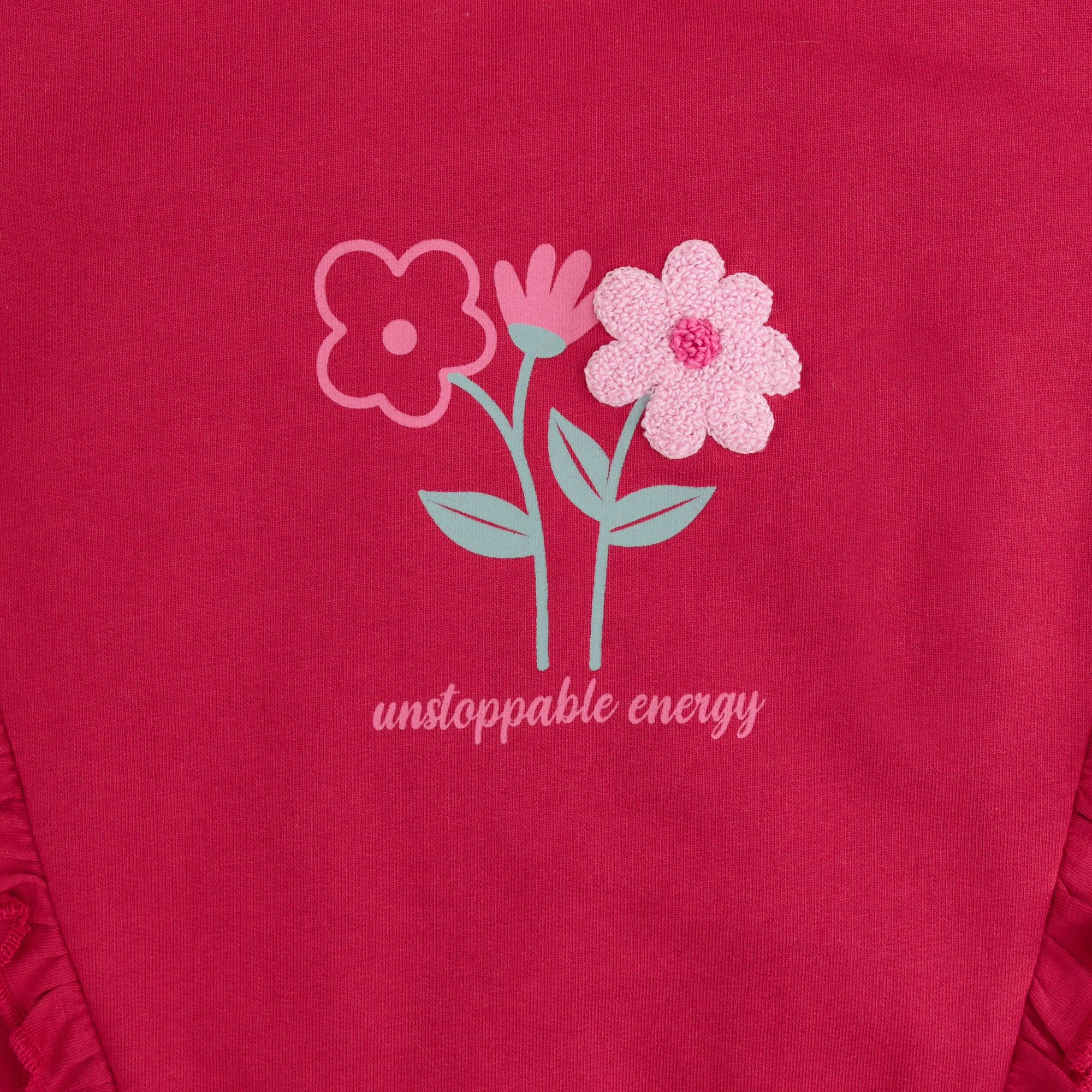 Bloom-Wave Frilly Sweatshirt - Image 2