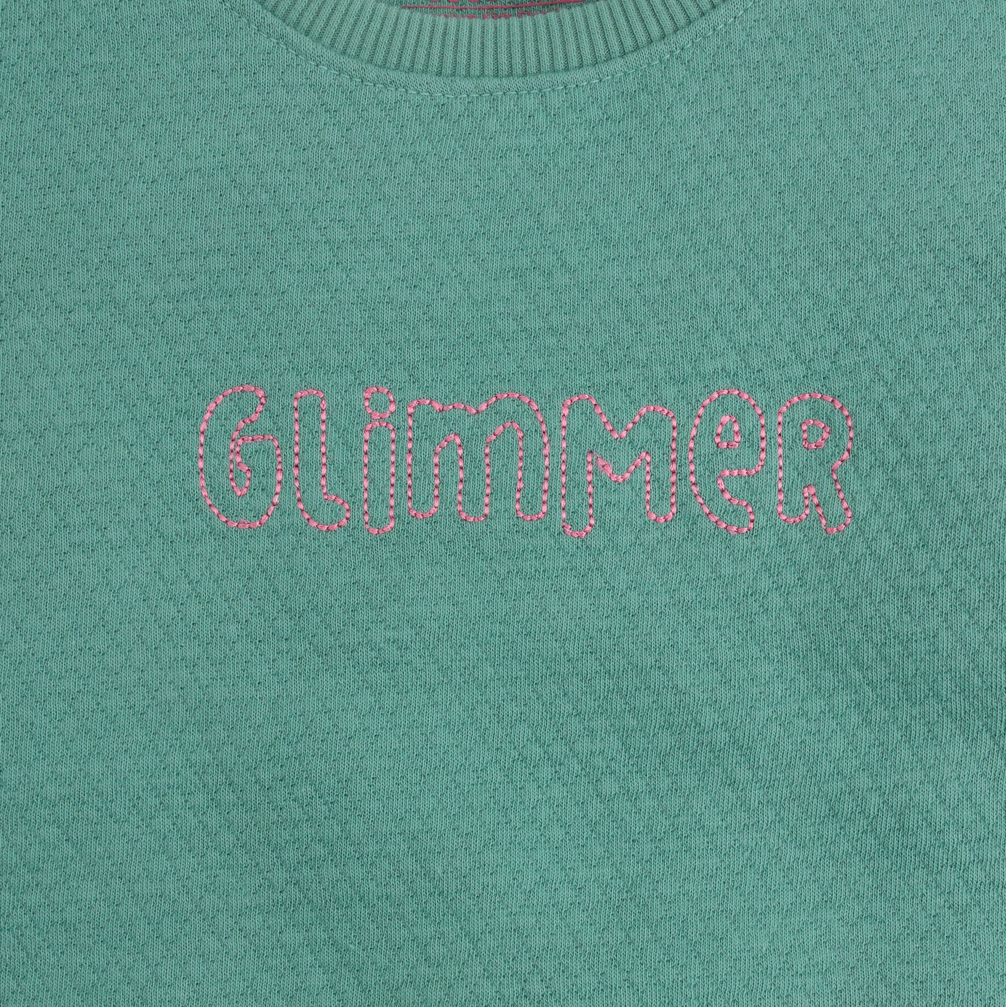 Glimmer Aqua Green Sweatshirt - Image 2