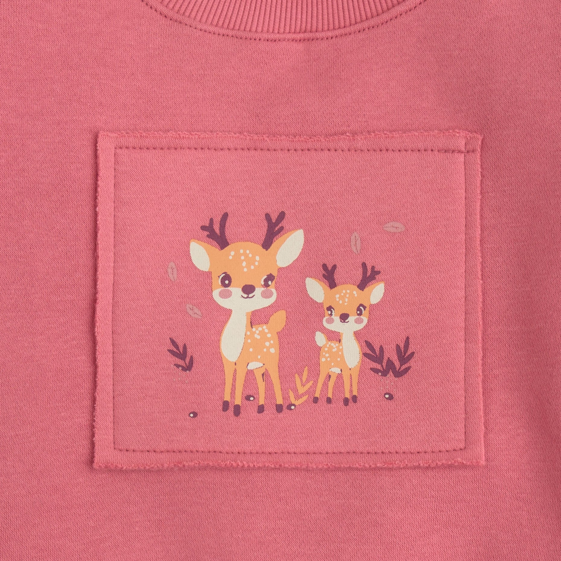 Patchy Pink Graphic Sweatshirt - Image 2