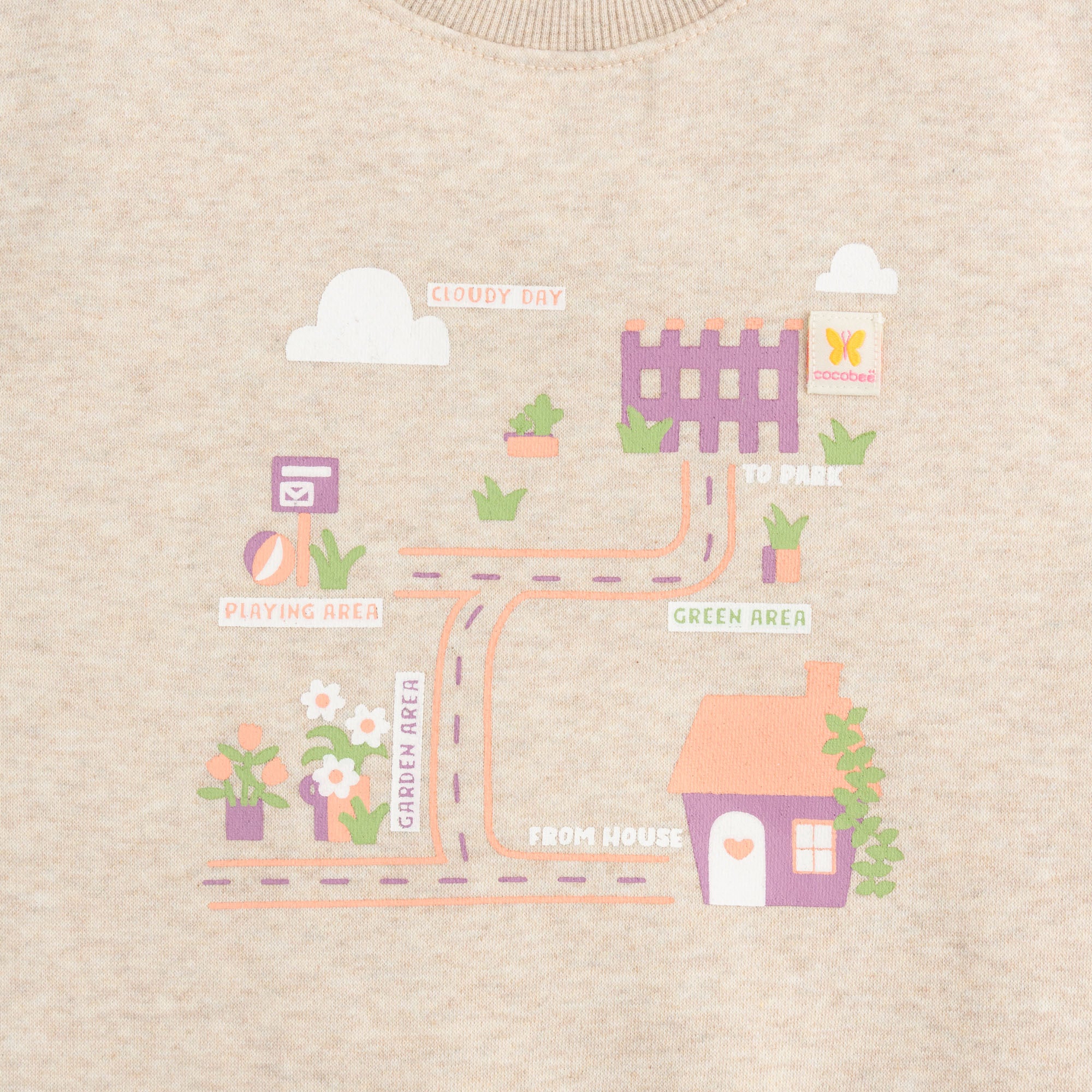 Oatmeal Ruffle Sweatshirt - Image 2