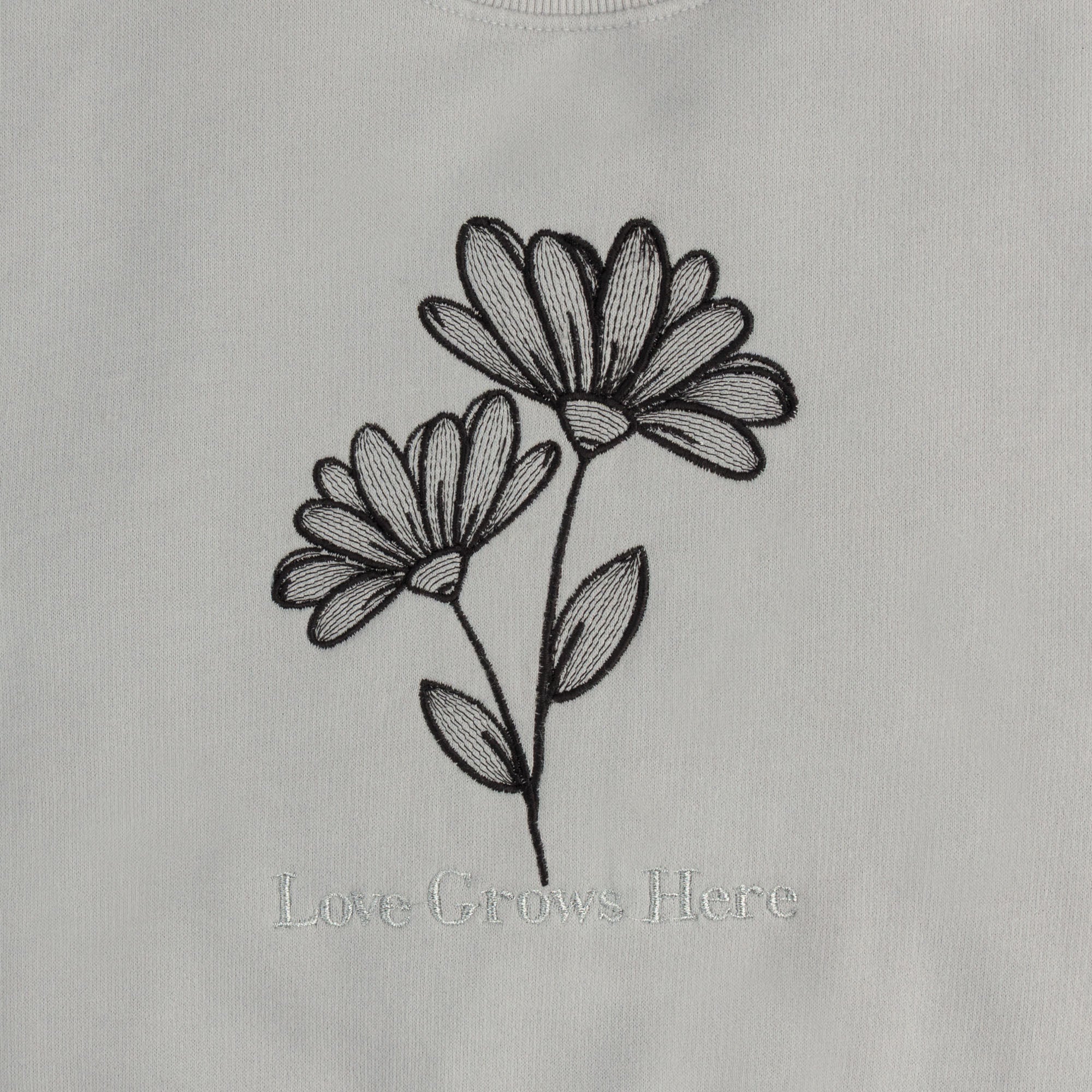 Love Bloom Embroidered Sweatshirt - Image 2