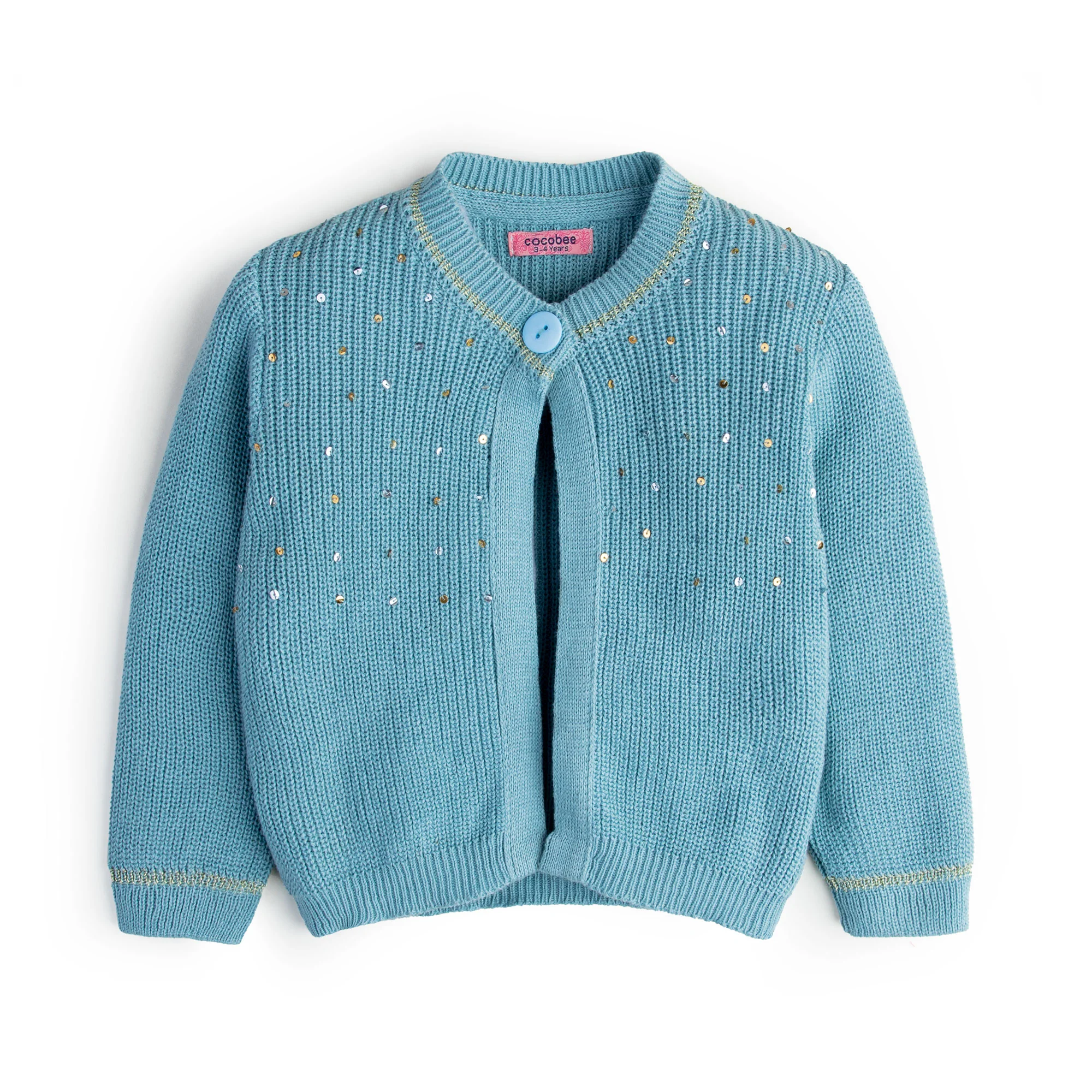 Sequined Woollen Cardigan