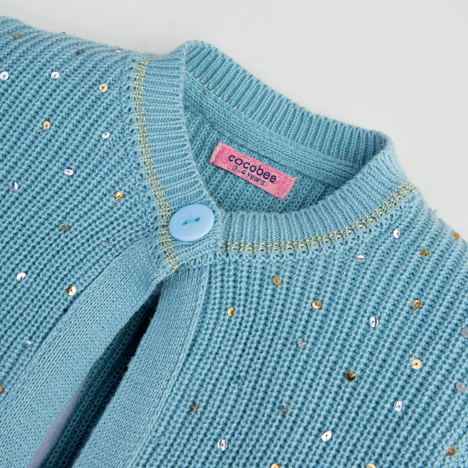 Sequined Woollen Cardigan - Image 2