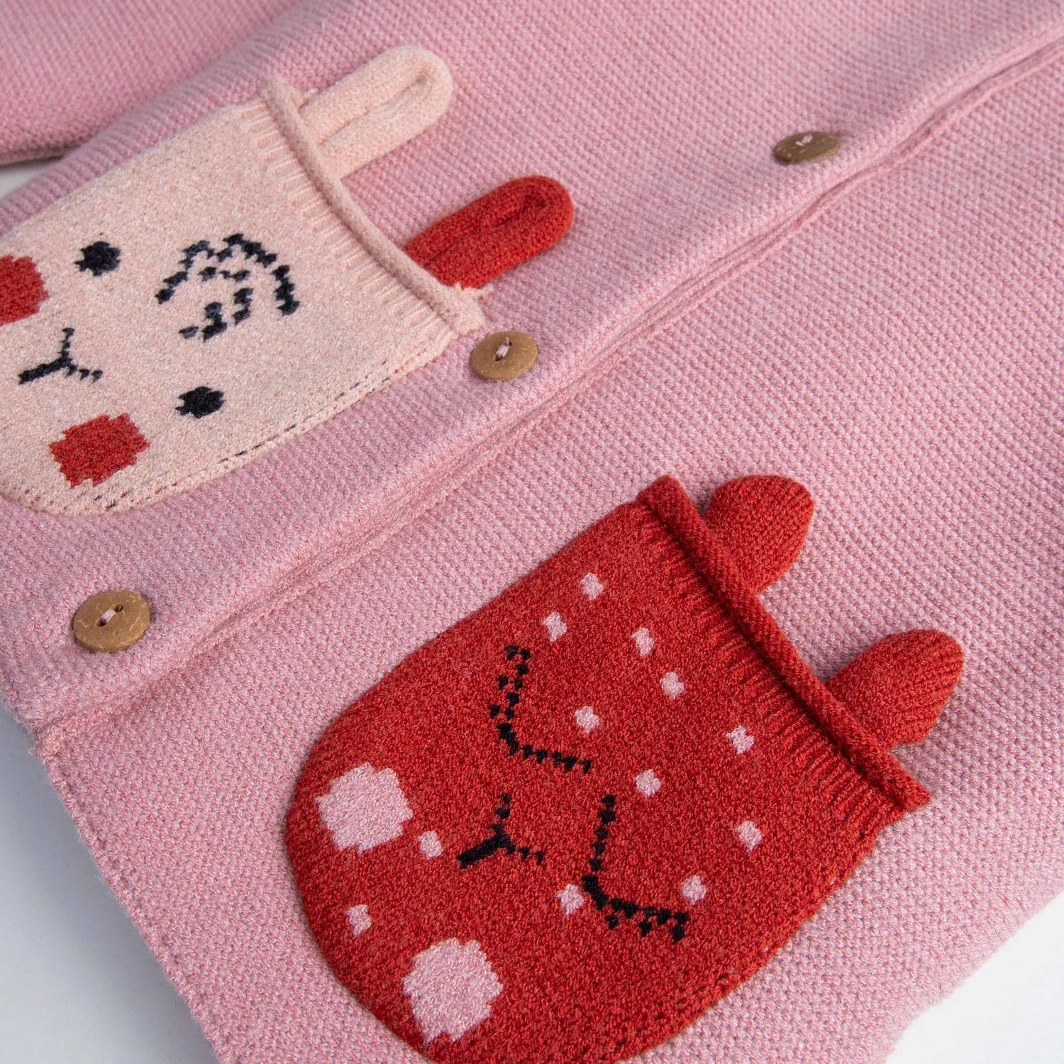 Bunny Knitted Cardigan - Image 2