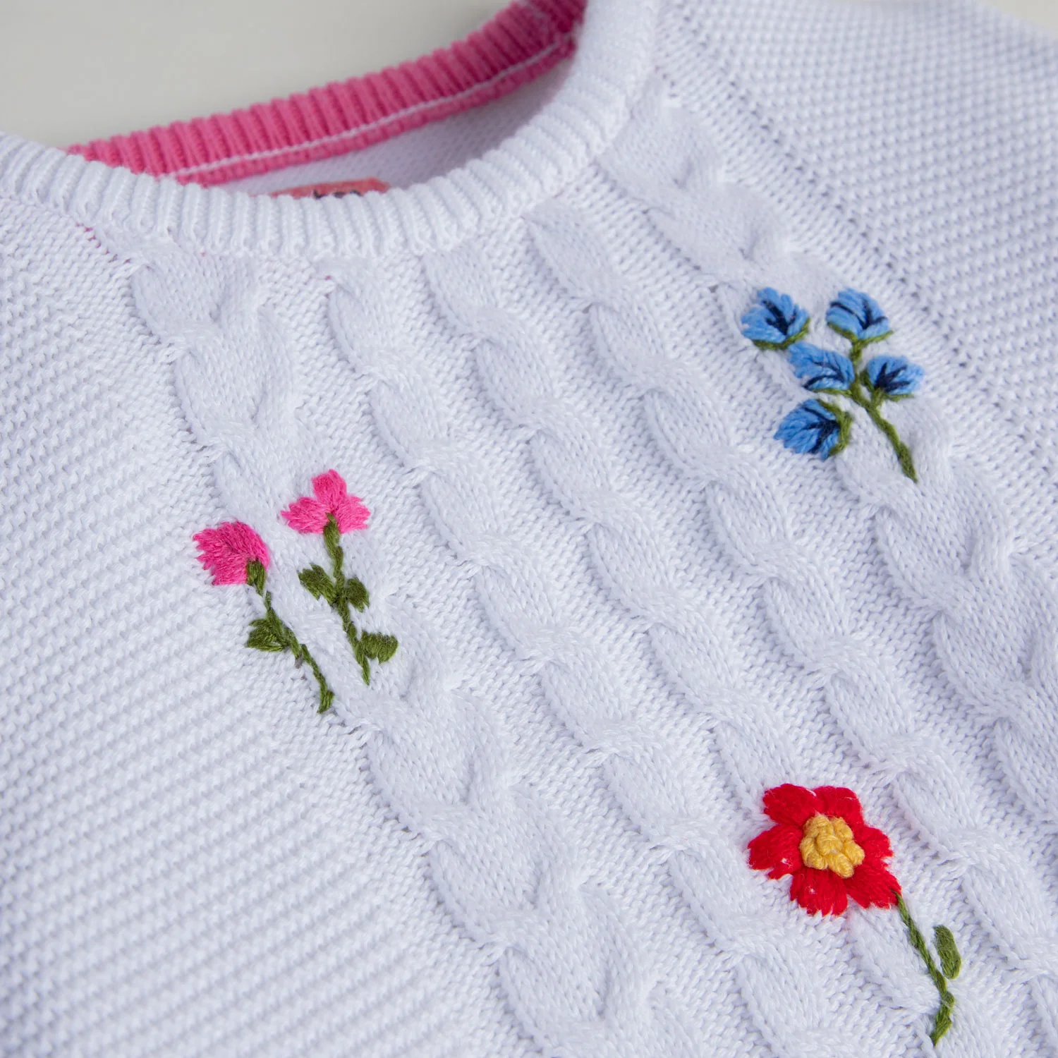Knitted Embroidered Sweater - Image 3