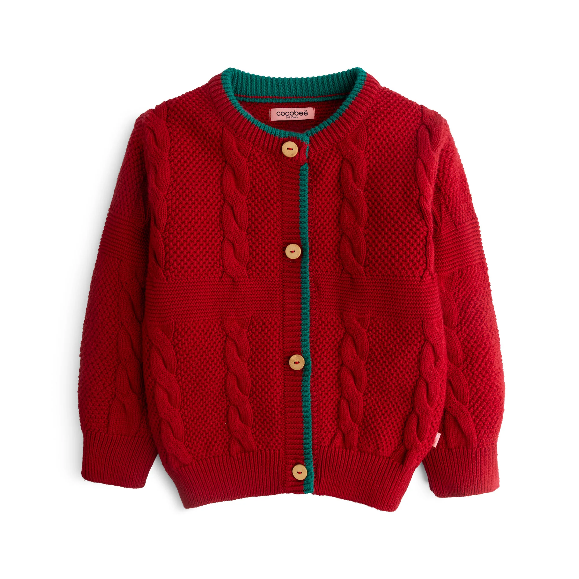 Red Charm Cardigan