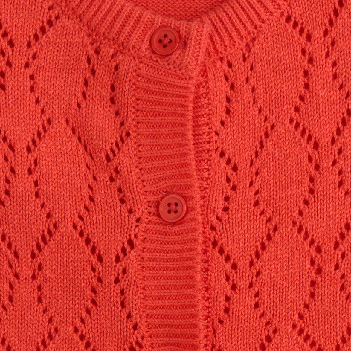 Coral Glow Sequin Cardigan - Image 3