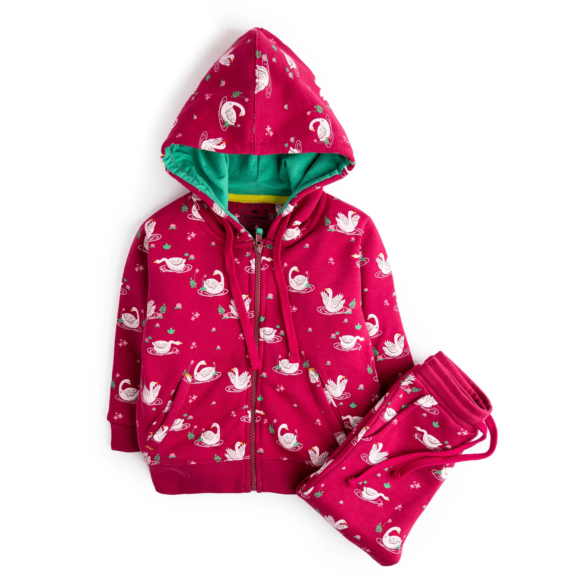 Swan Fleece Tracksuit