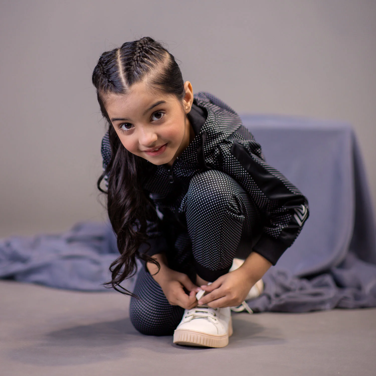 Black Bliss Tracksuit for Girls - Image 4